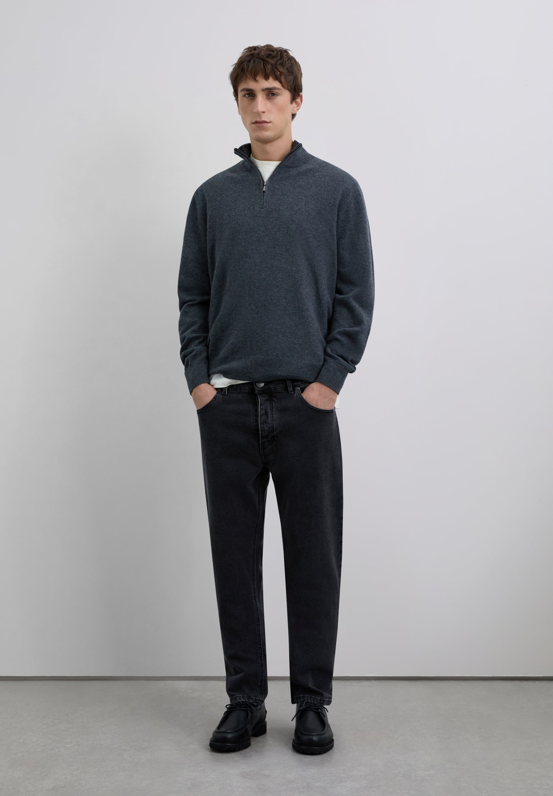 DENIM TROUSERS