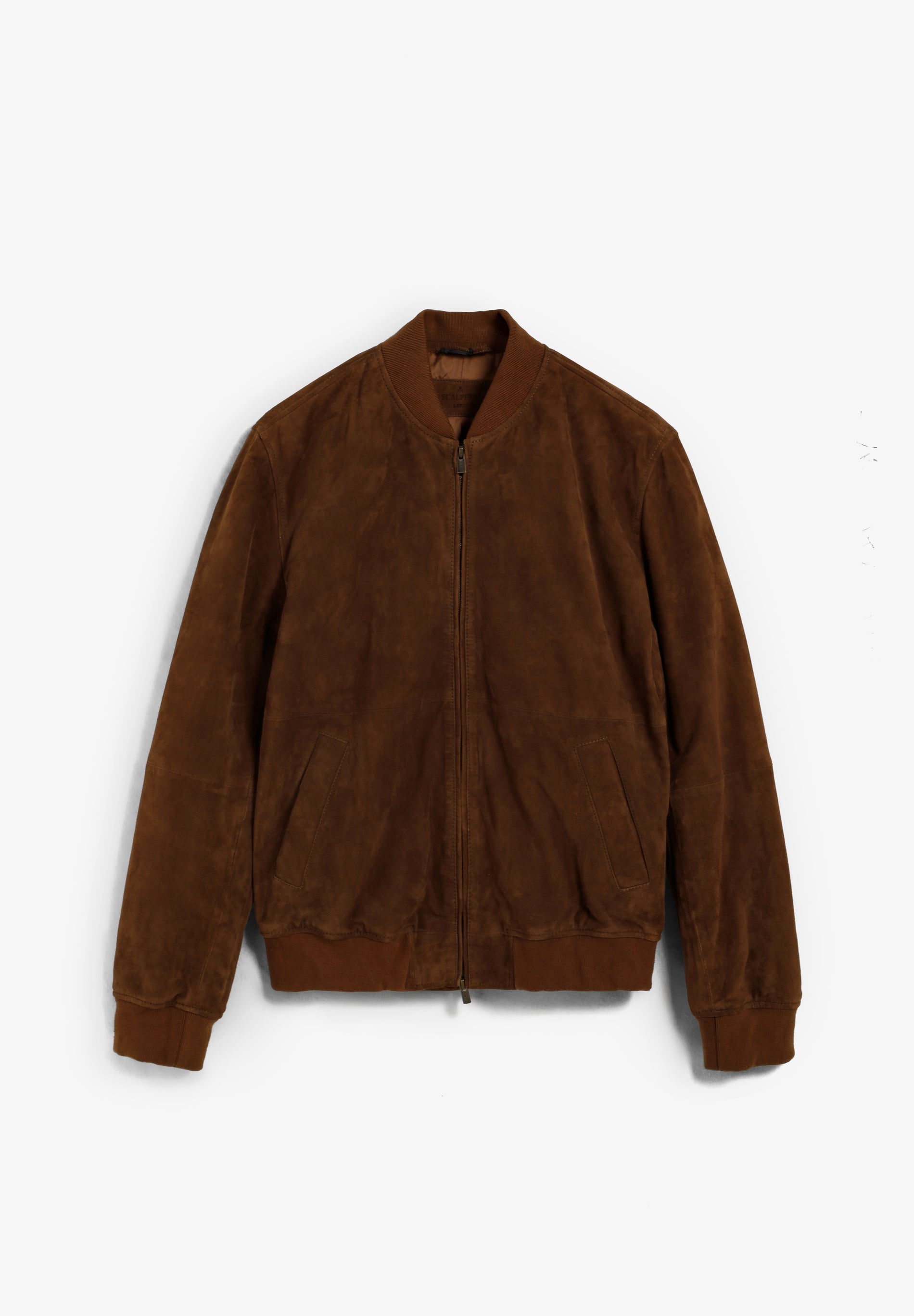 LEATHER BOMBER JACKET