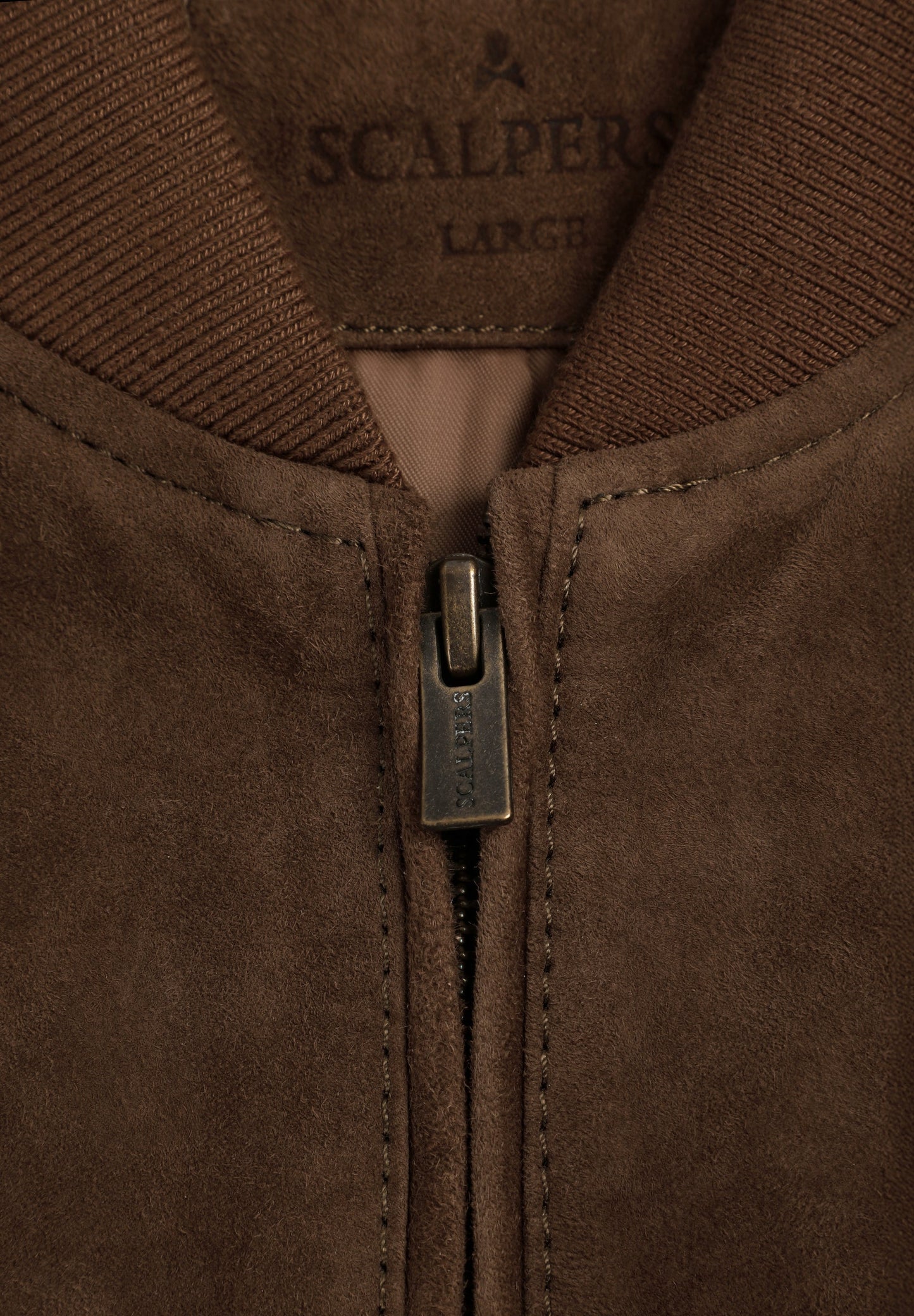 LEATHER BOMBER JACKET