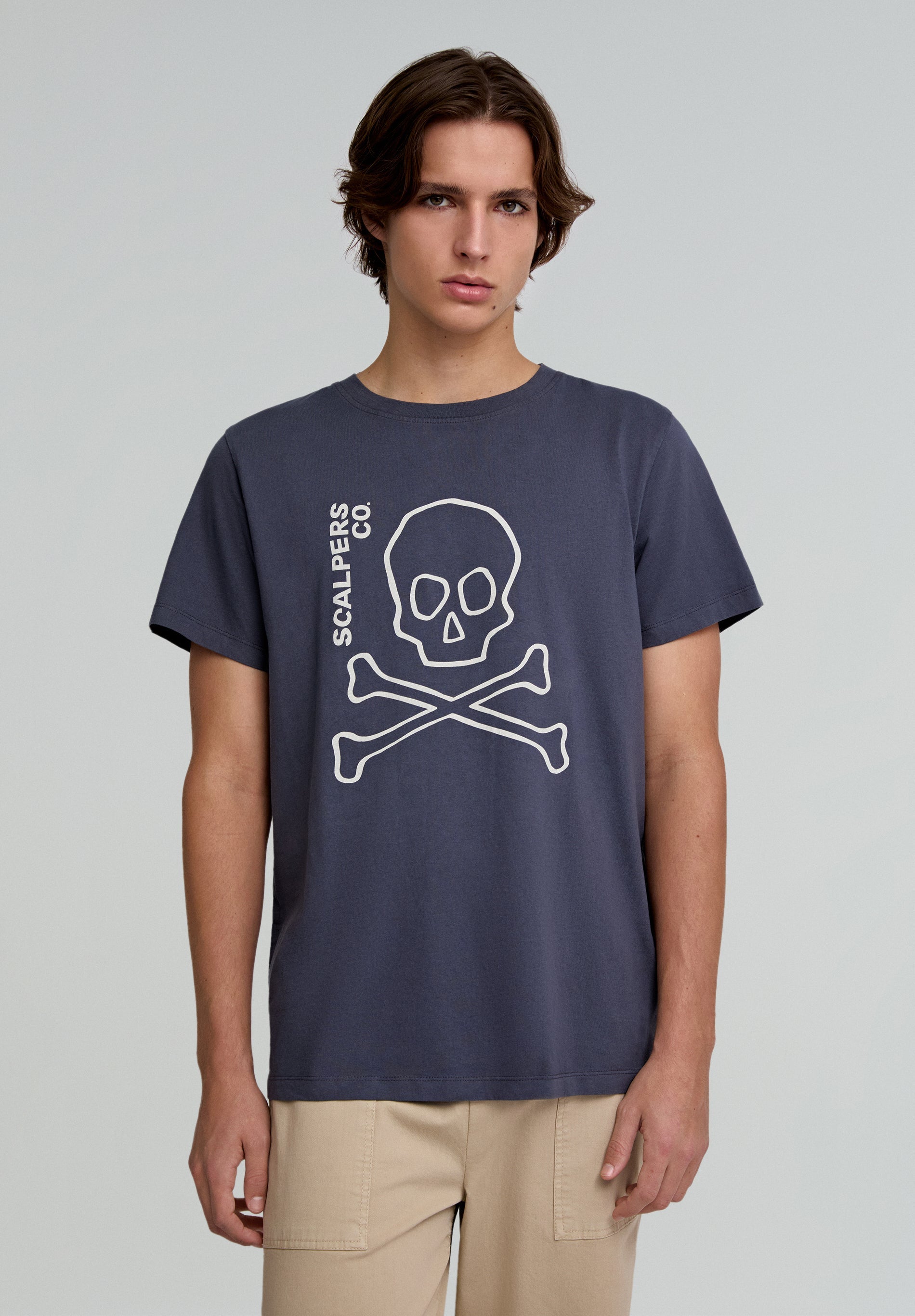 FRONT SKULL T-SHIRT