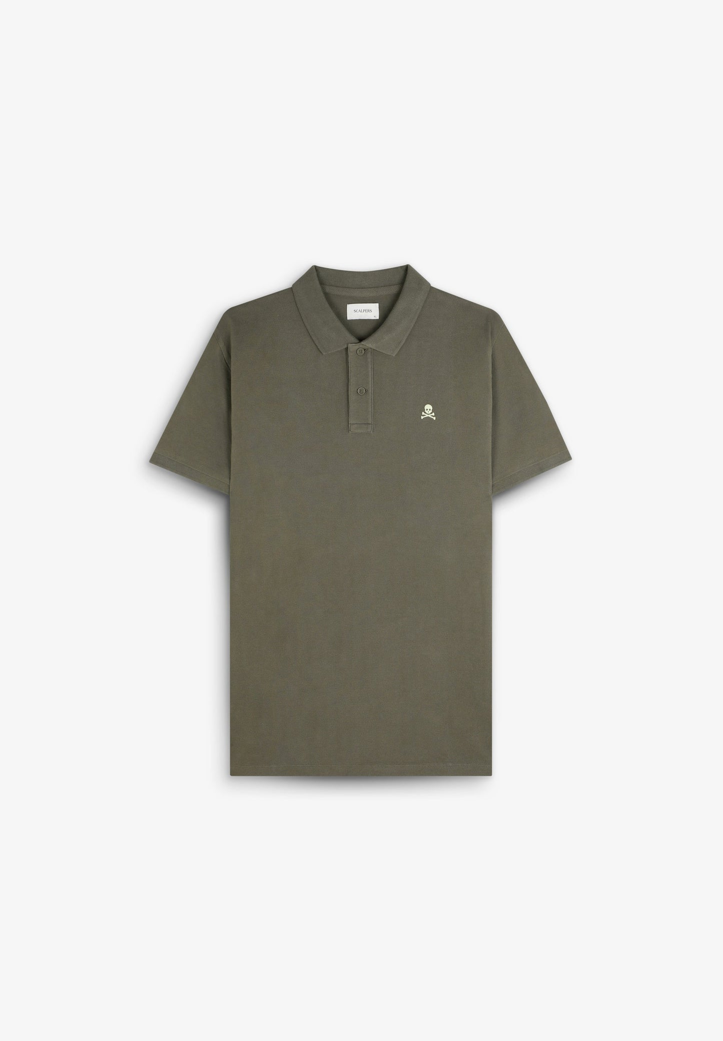 POLO SHIRT WITH CONTRAST SKULL