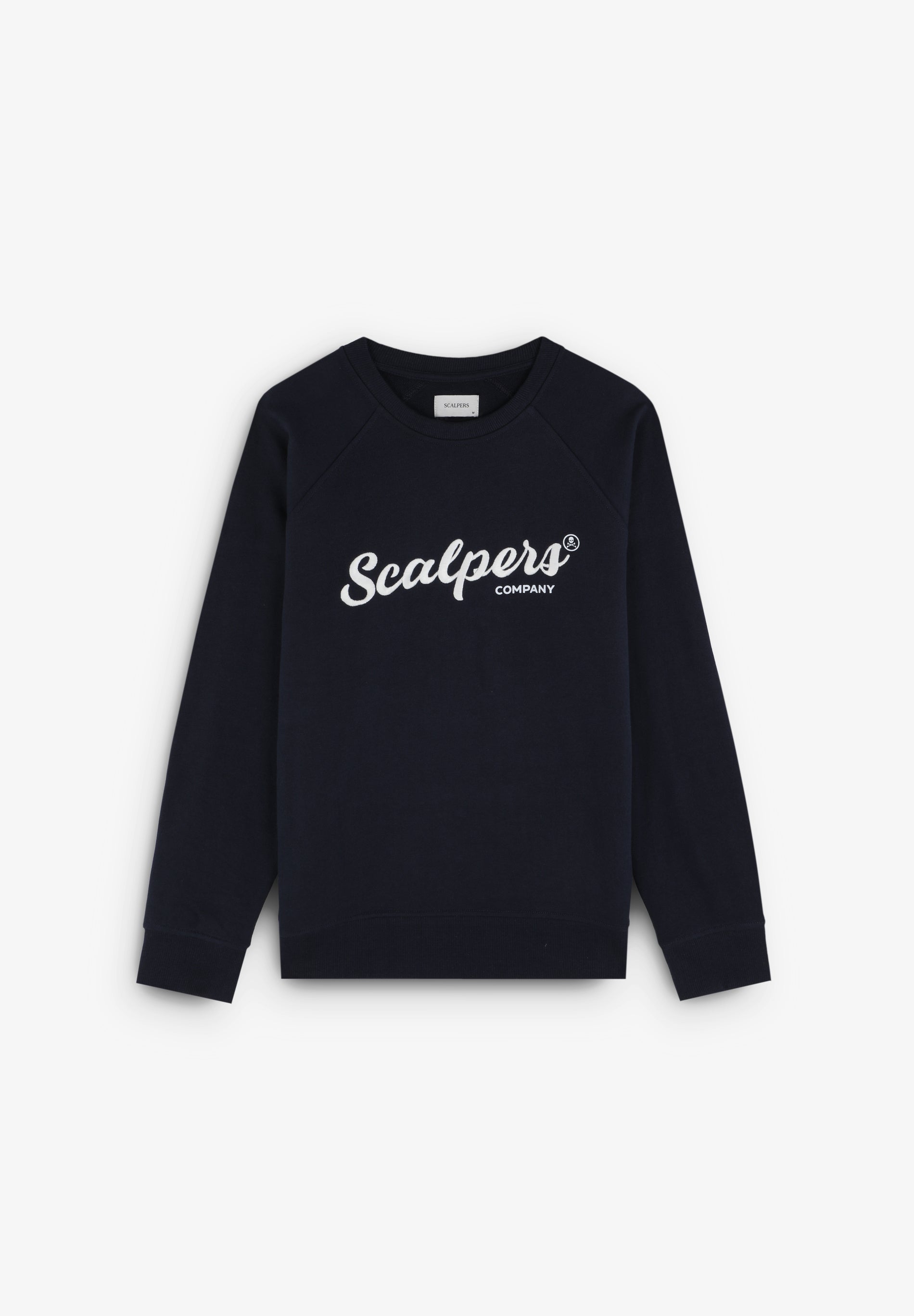 RAGLAN SLEEVE SWEATSHIRT WITH EMBROIDERED LOGO