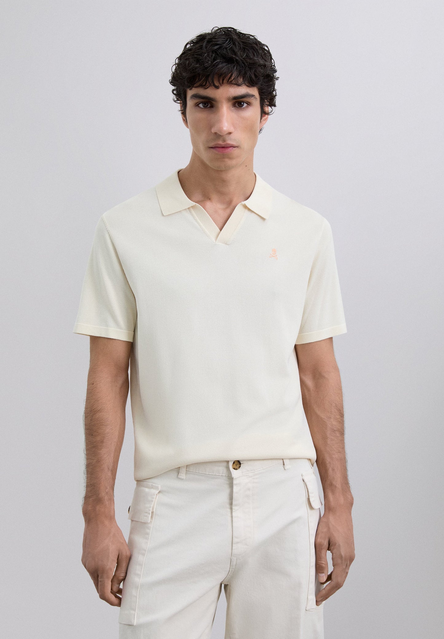 SC ADN CHUNKY KNIT POLO SHIRT