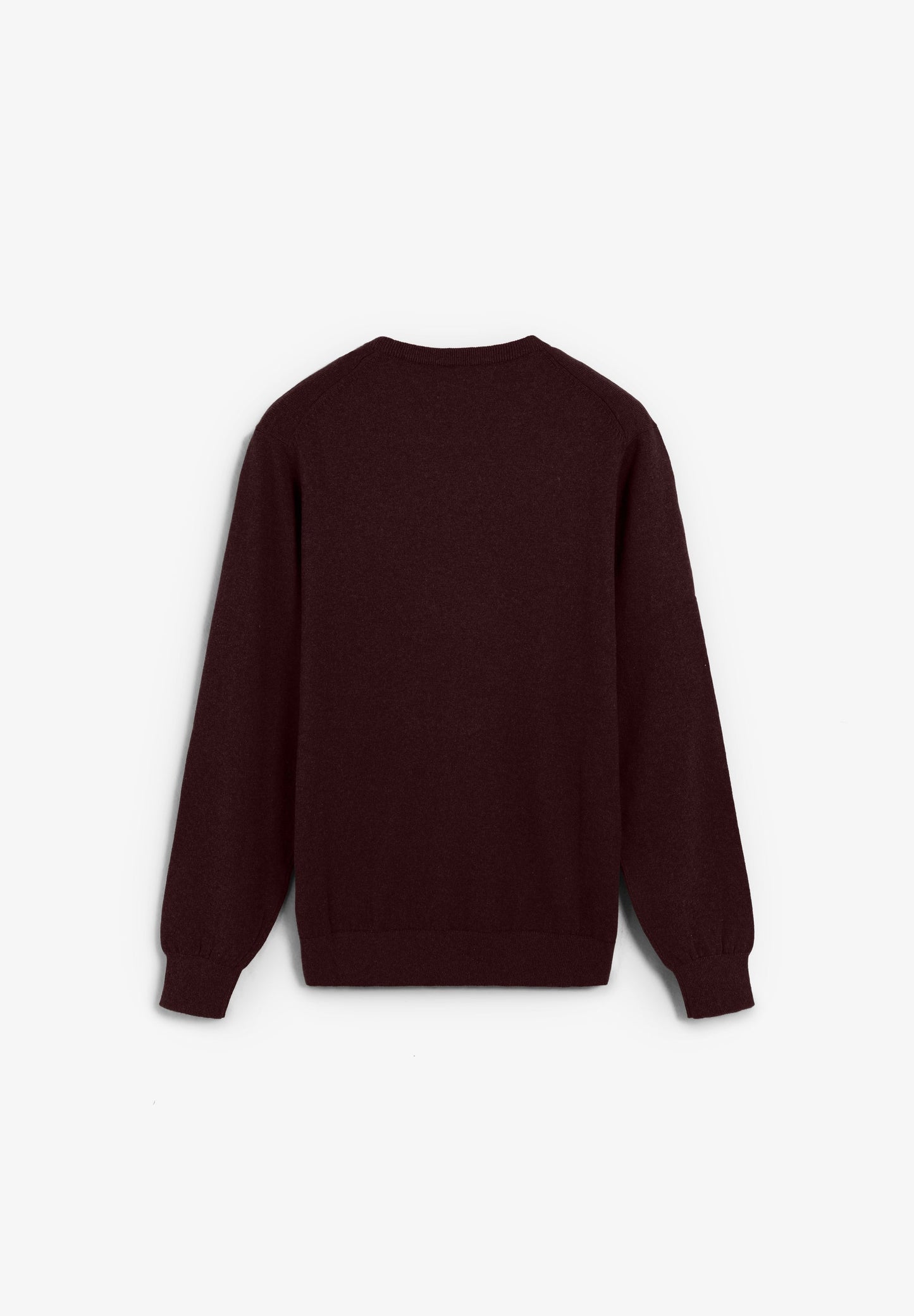 COTTON KNIT V-NECK SWEATER