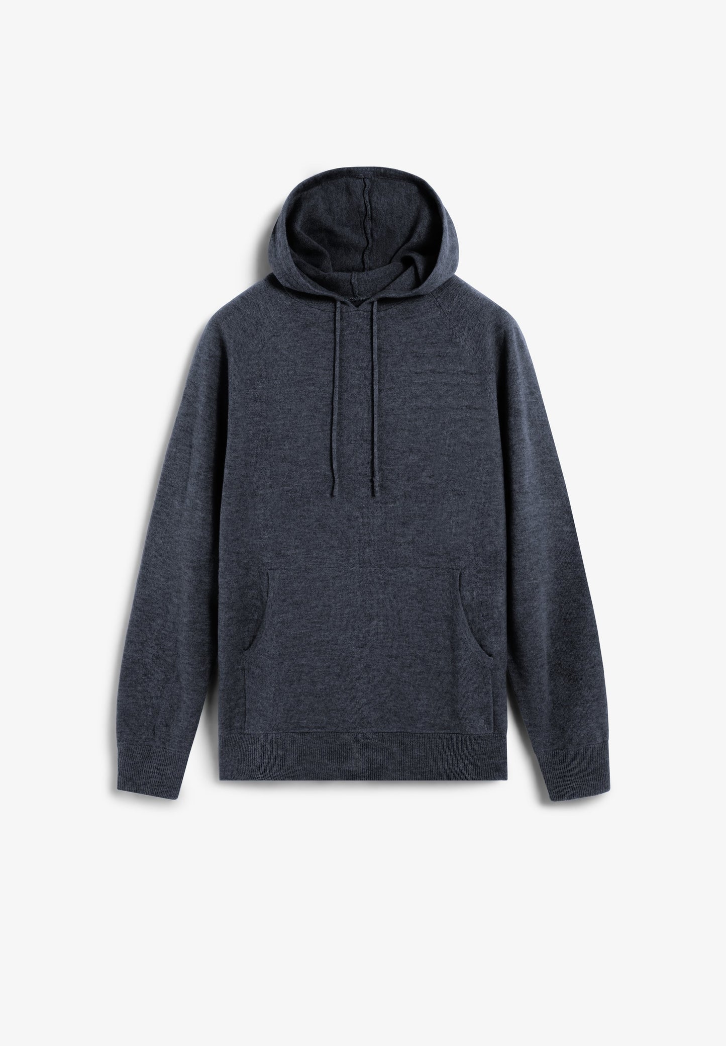 WOOL SWEATER WITH ADJUSTABLE HOOD