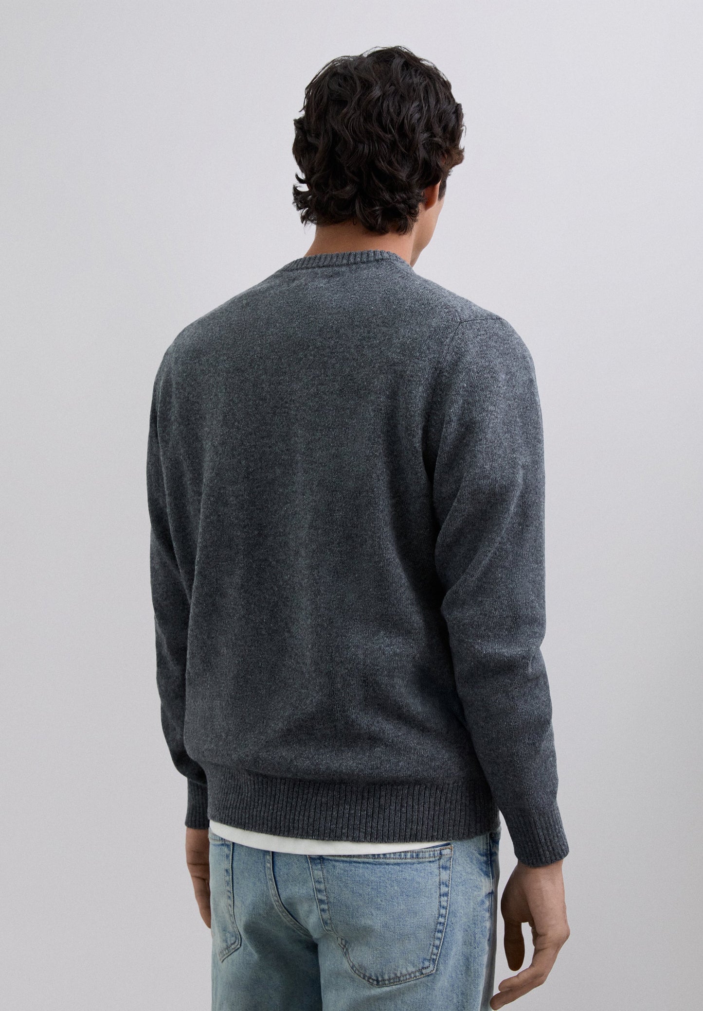 WOOL SWEATER WITH LOGO