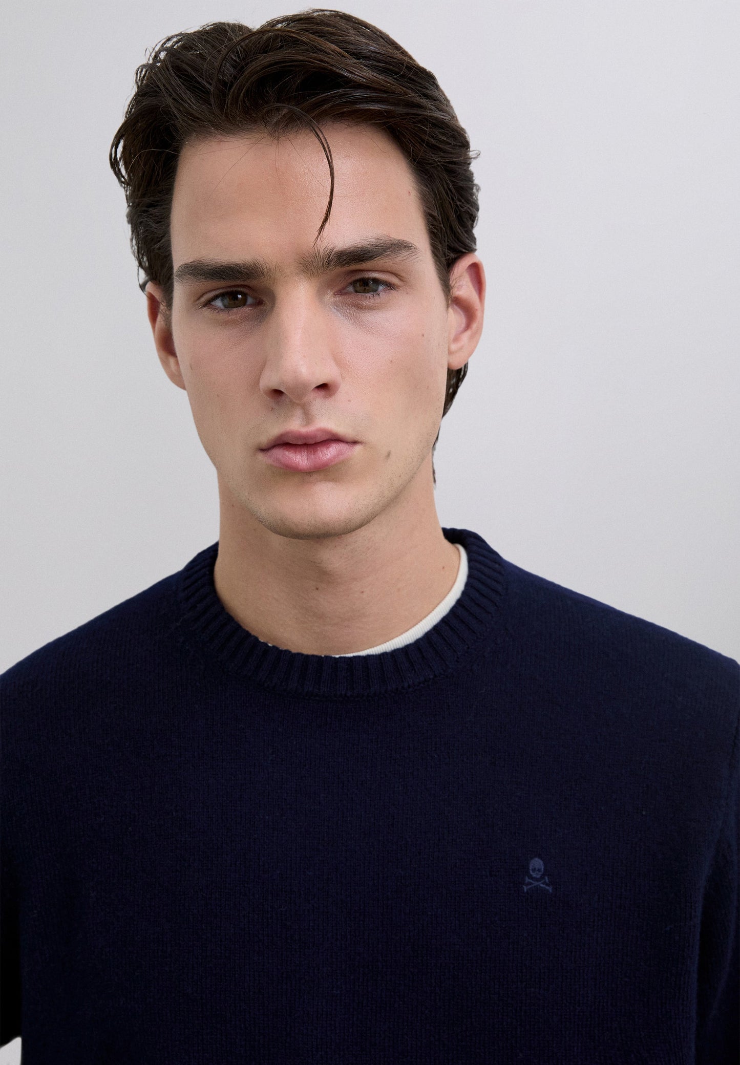 WOOL SWEATER WITH LOGO