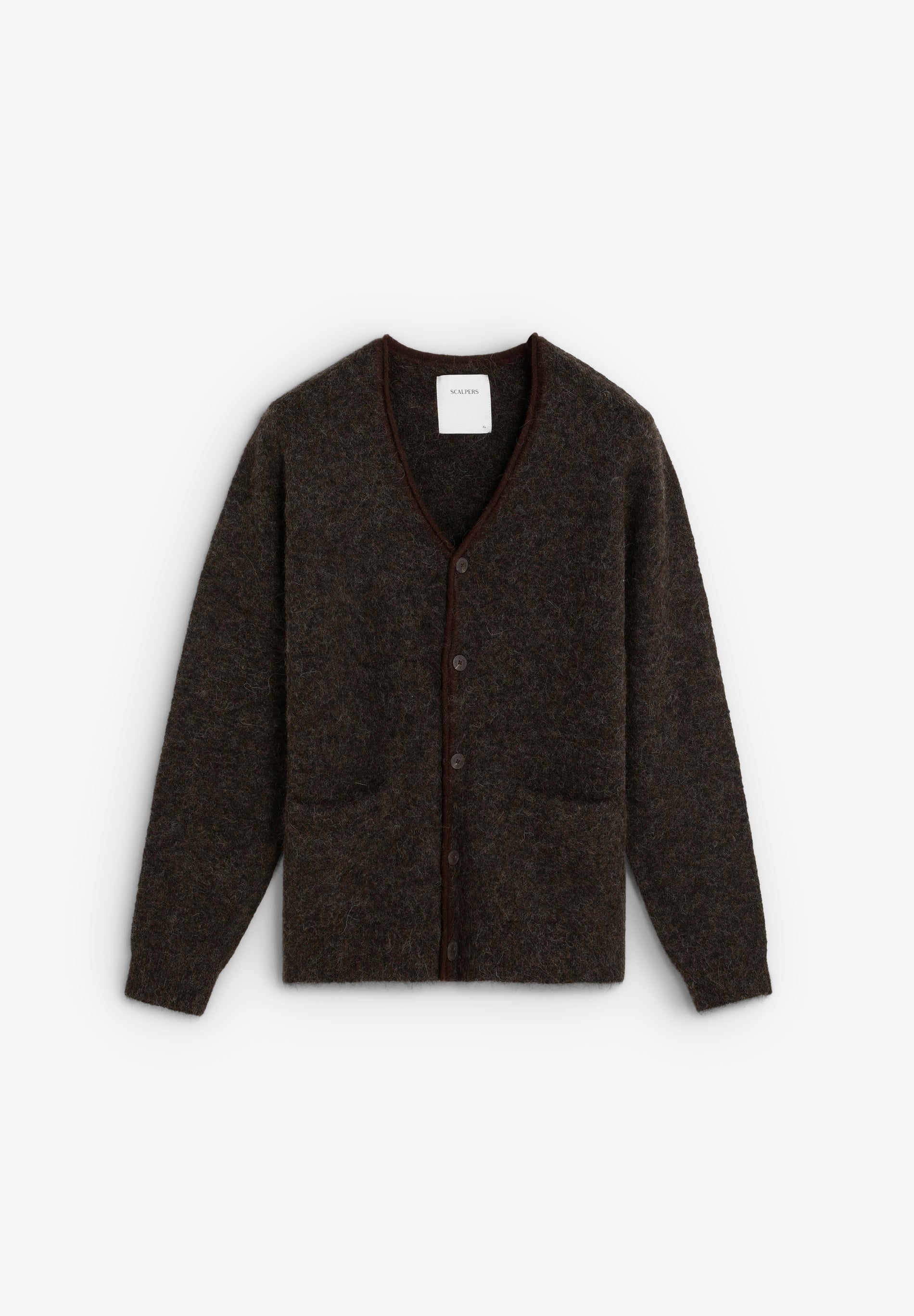V-NECK ALPACA CARDIGAN