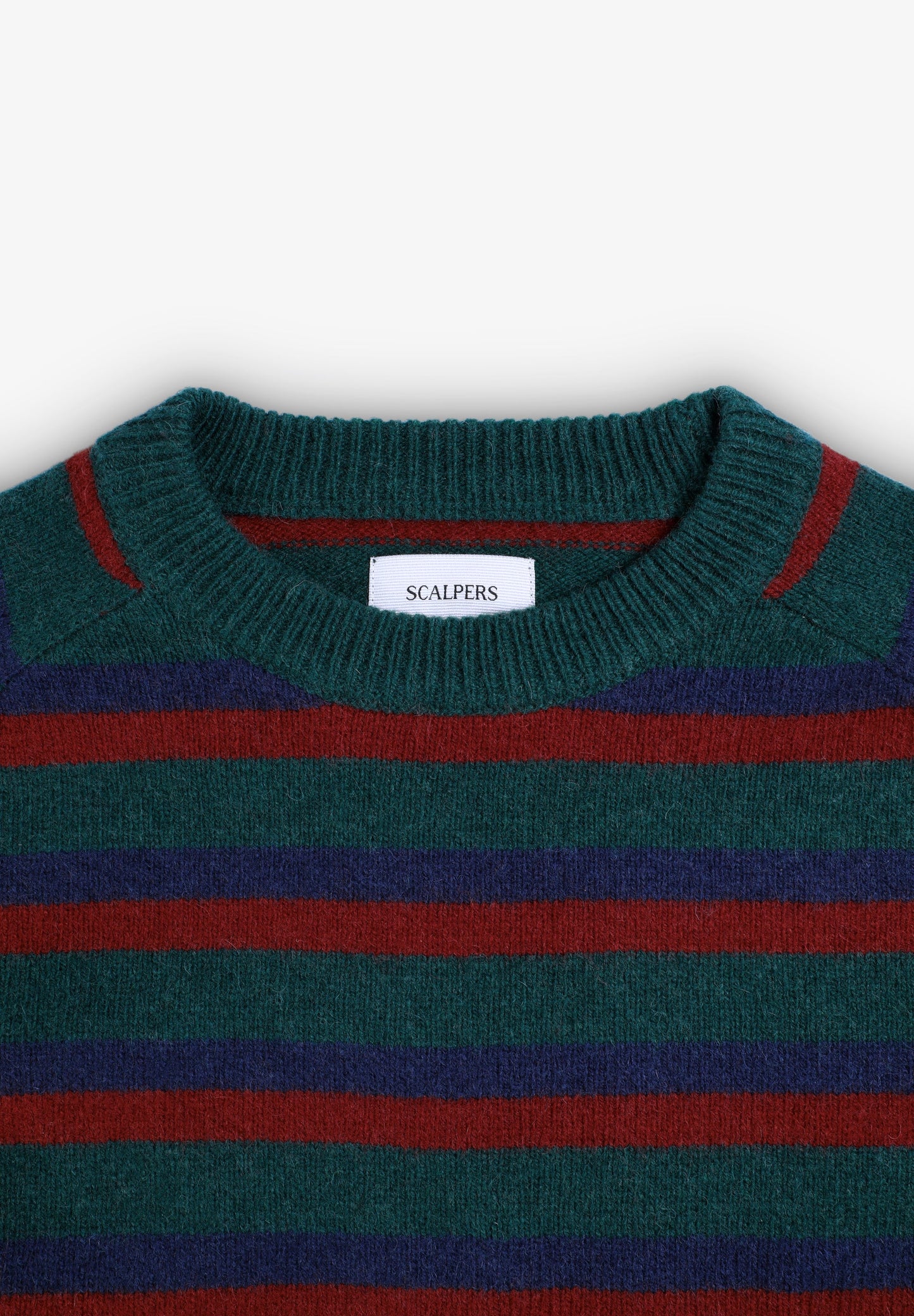 STRIPED ROUND NECK SWEATER