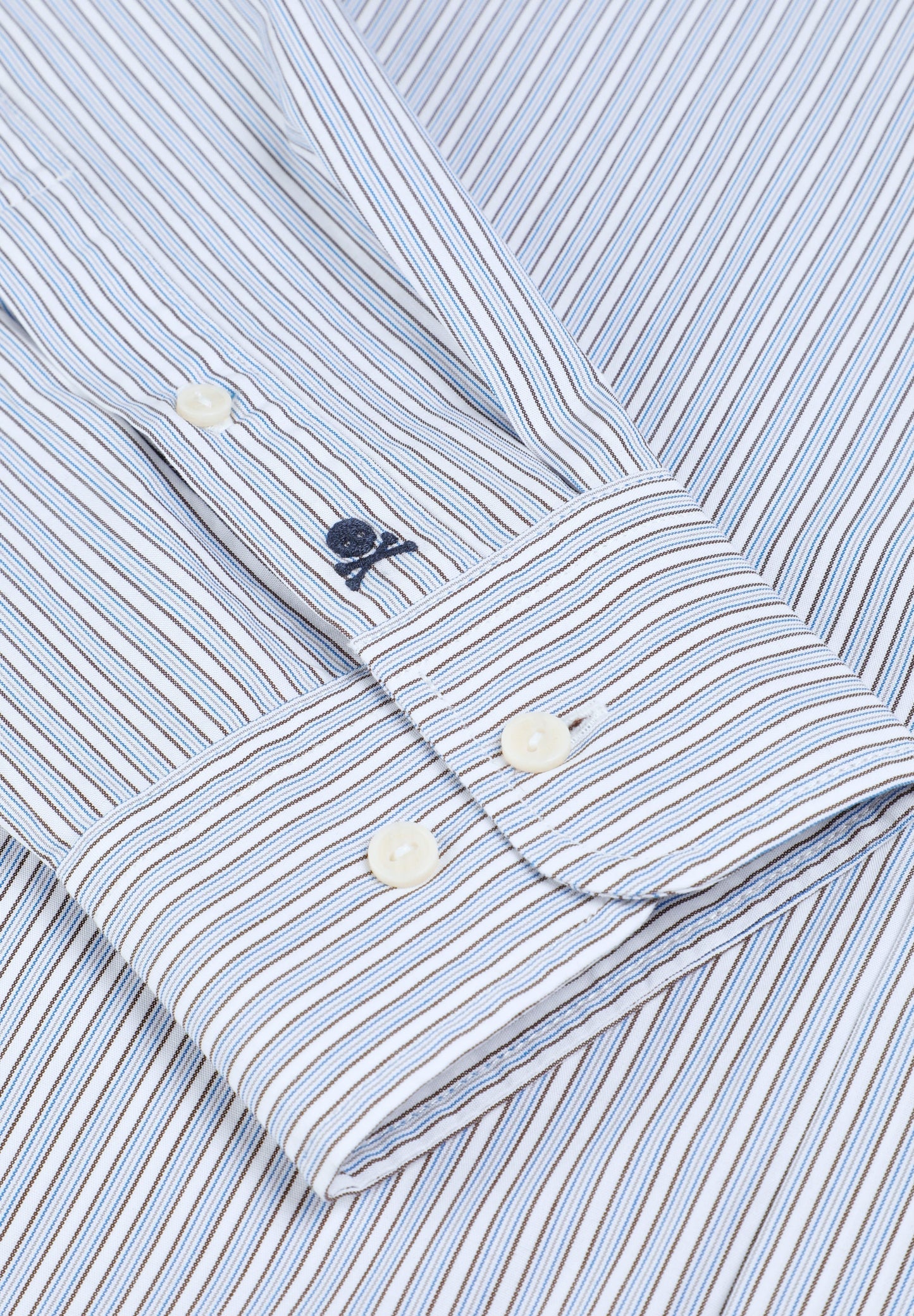 STRIPED SKULL SHIRT