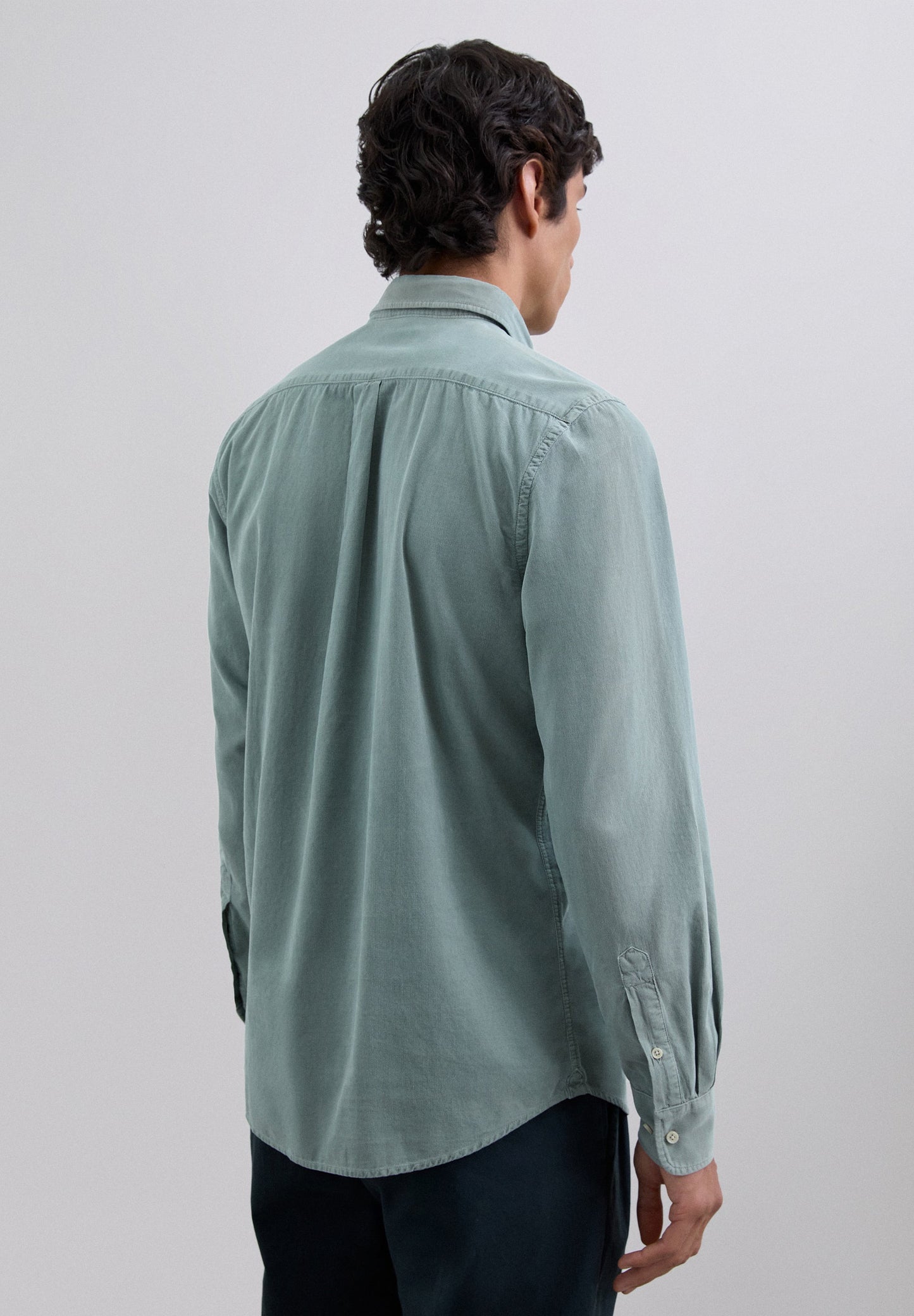 MICRO-CORDUROY SKULL SHIRT