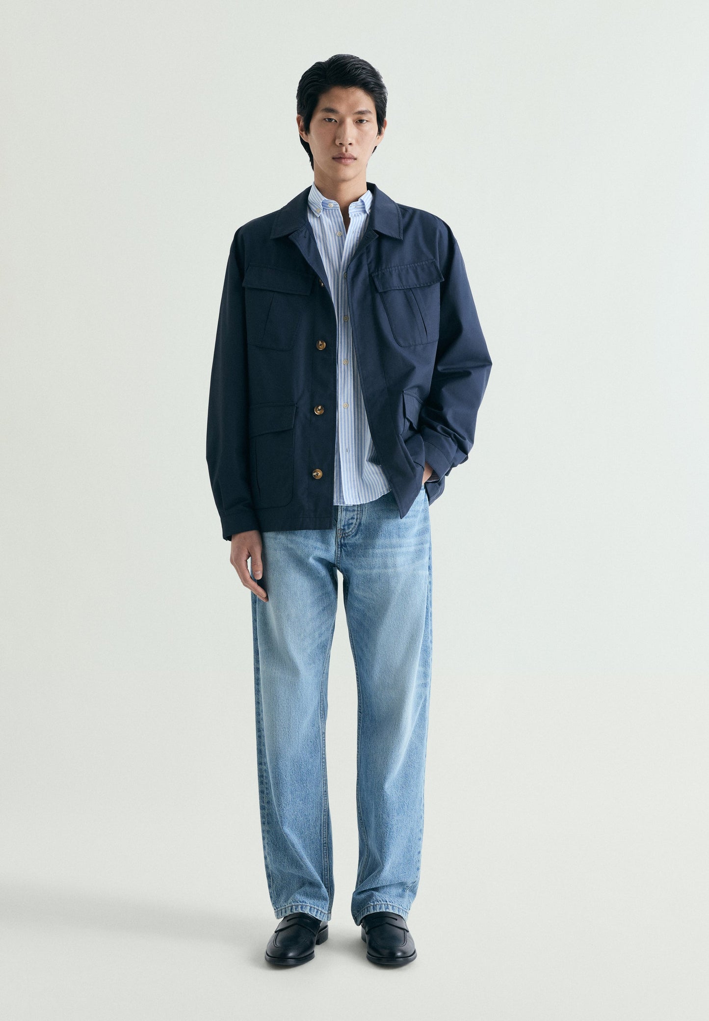 STRIPED SHIRT WITH POCKET