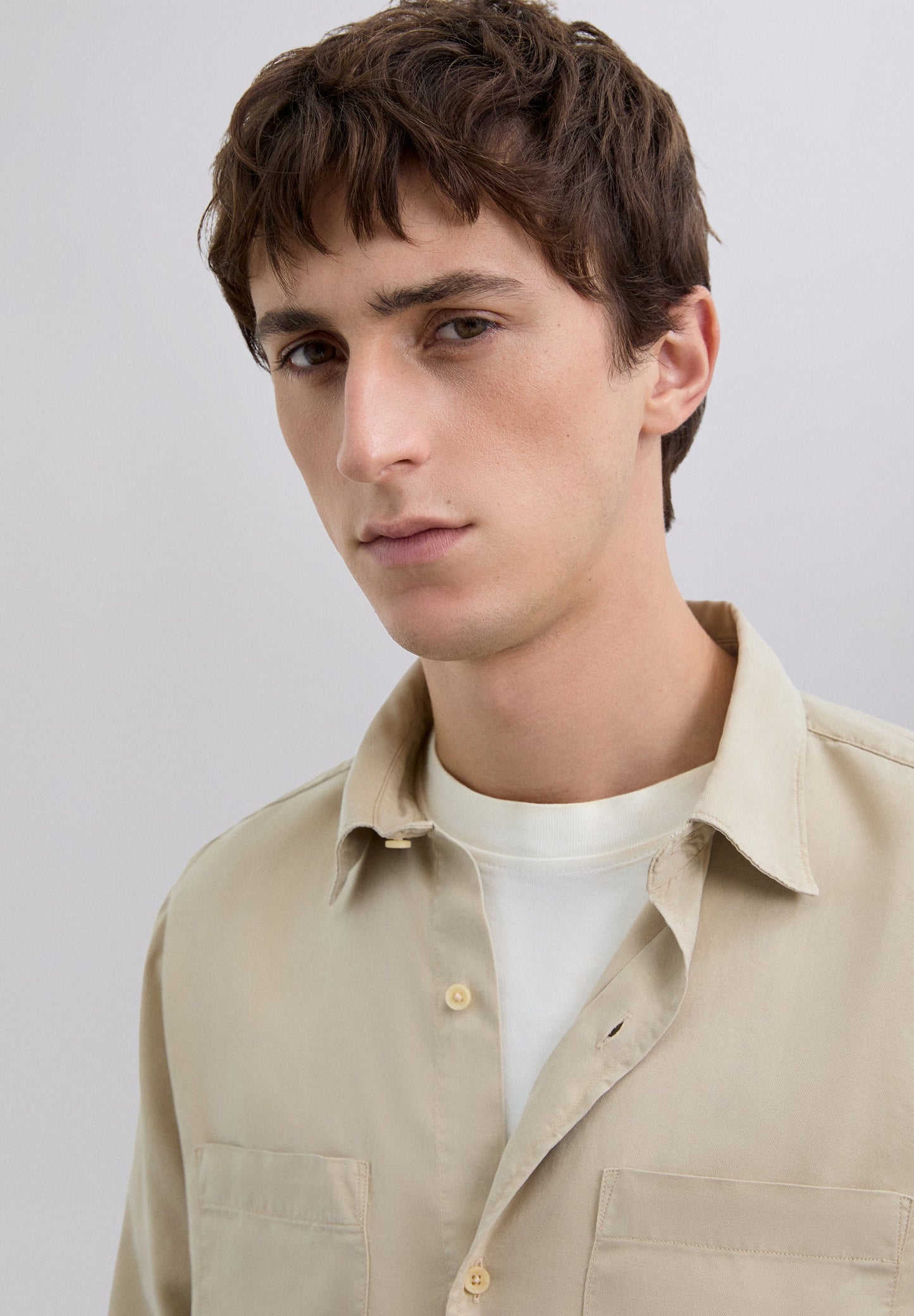 SLIM FIT COTTON SHIRT