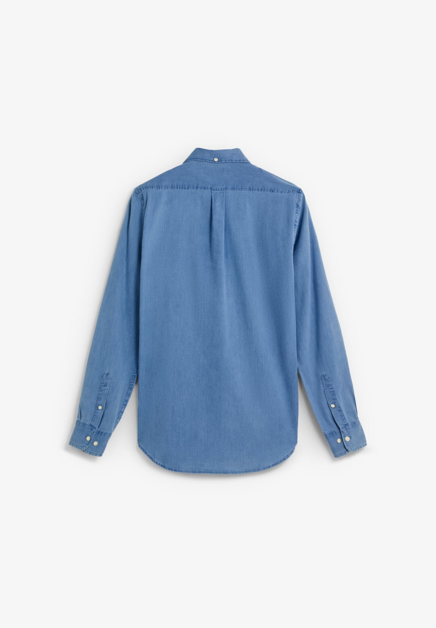 DENIM SHIRT WITH CONTRAST EMBROIDERY