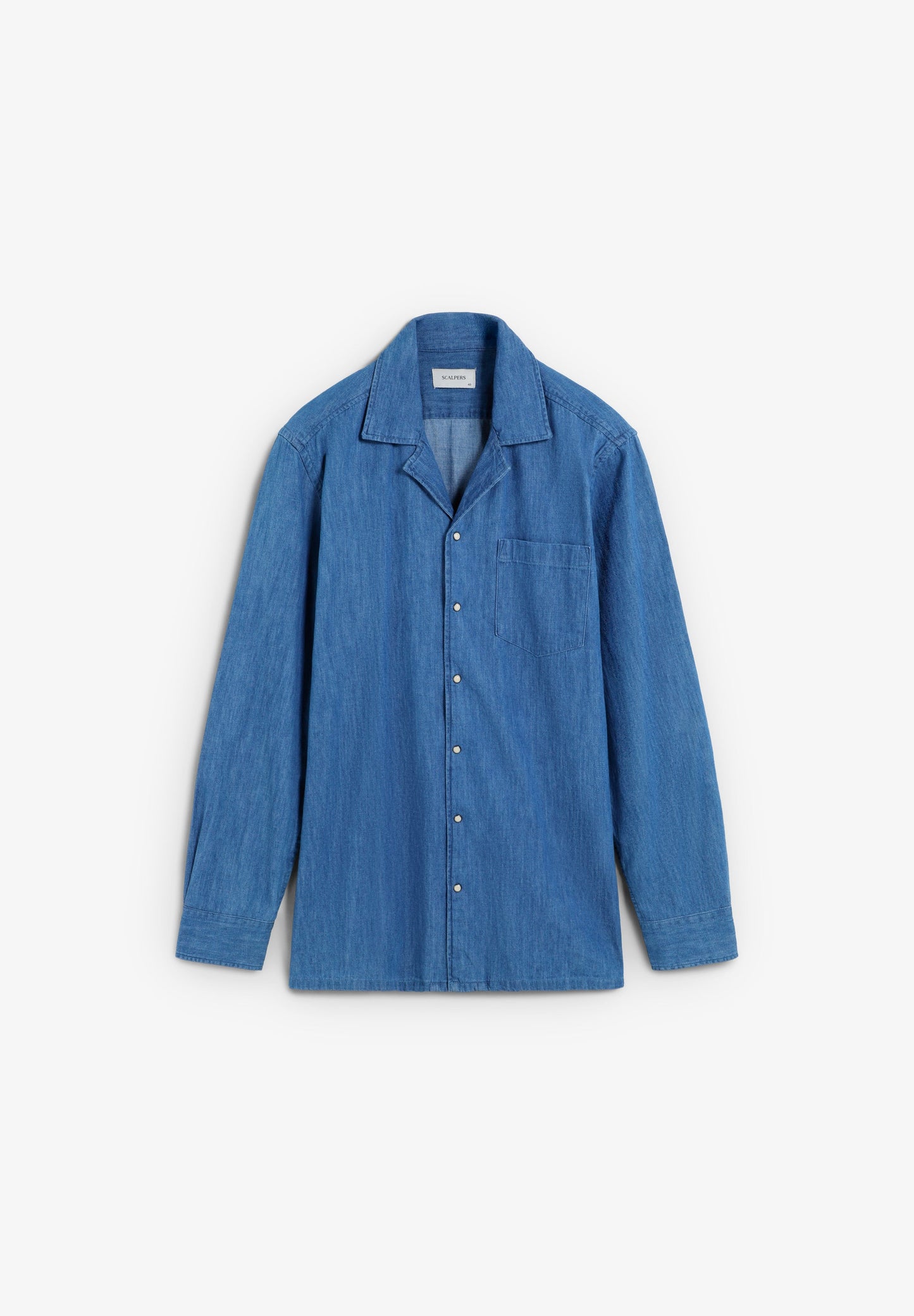 RELAXED DENIM RESORT SHIRT