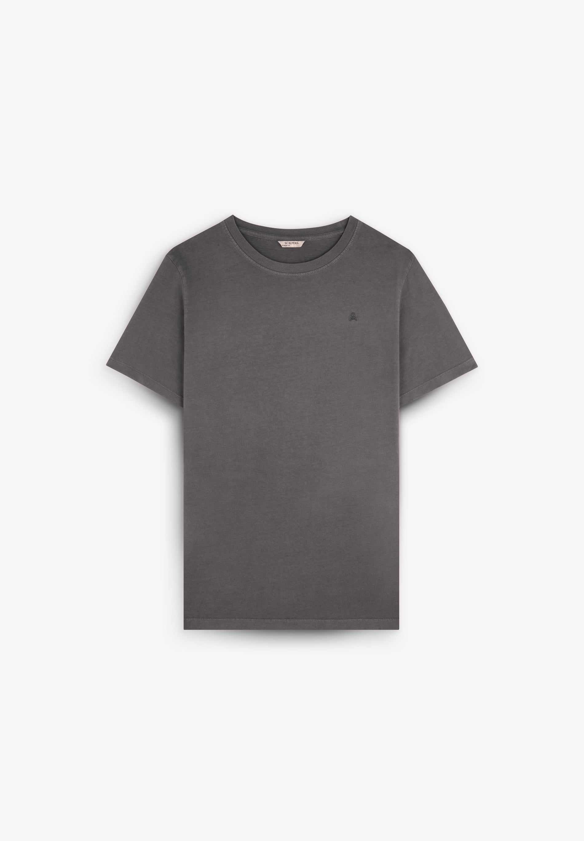 CAMISETA CALAVERA BORDADA TONO - Scalpers