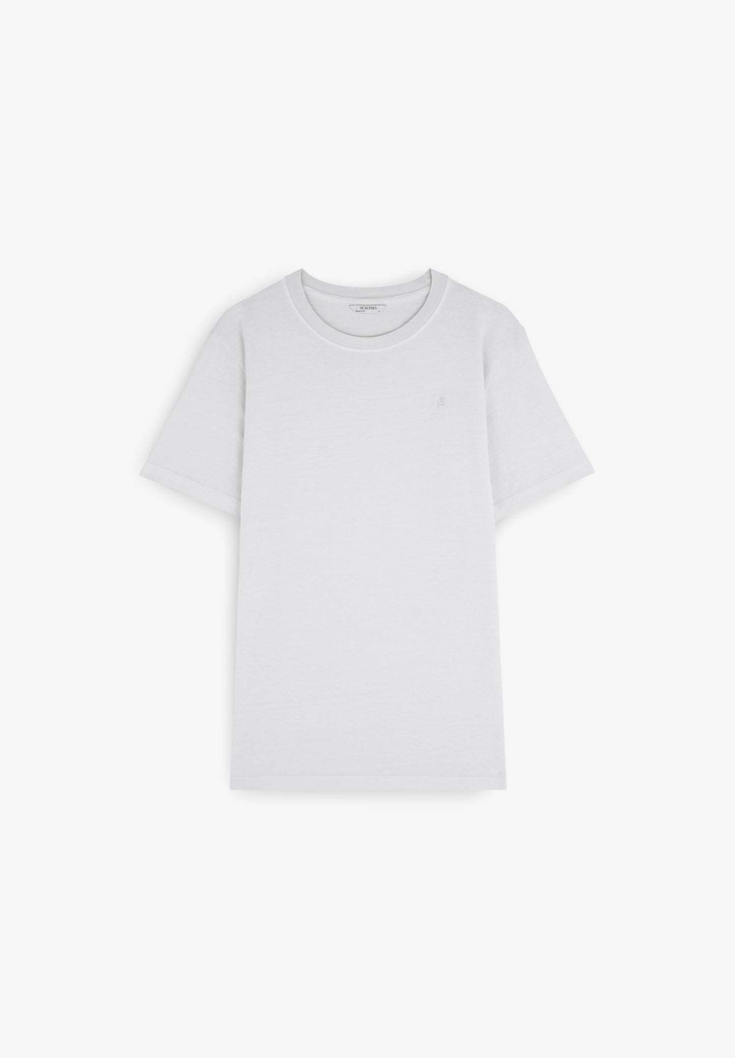 T-SHIRT WITH MATCHING EMBROIDERED SKULL