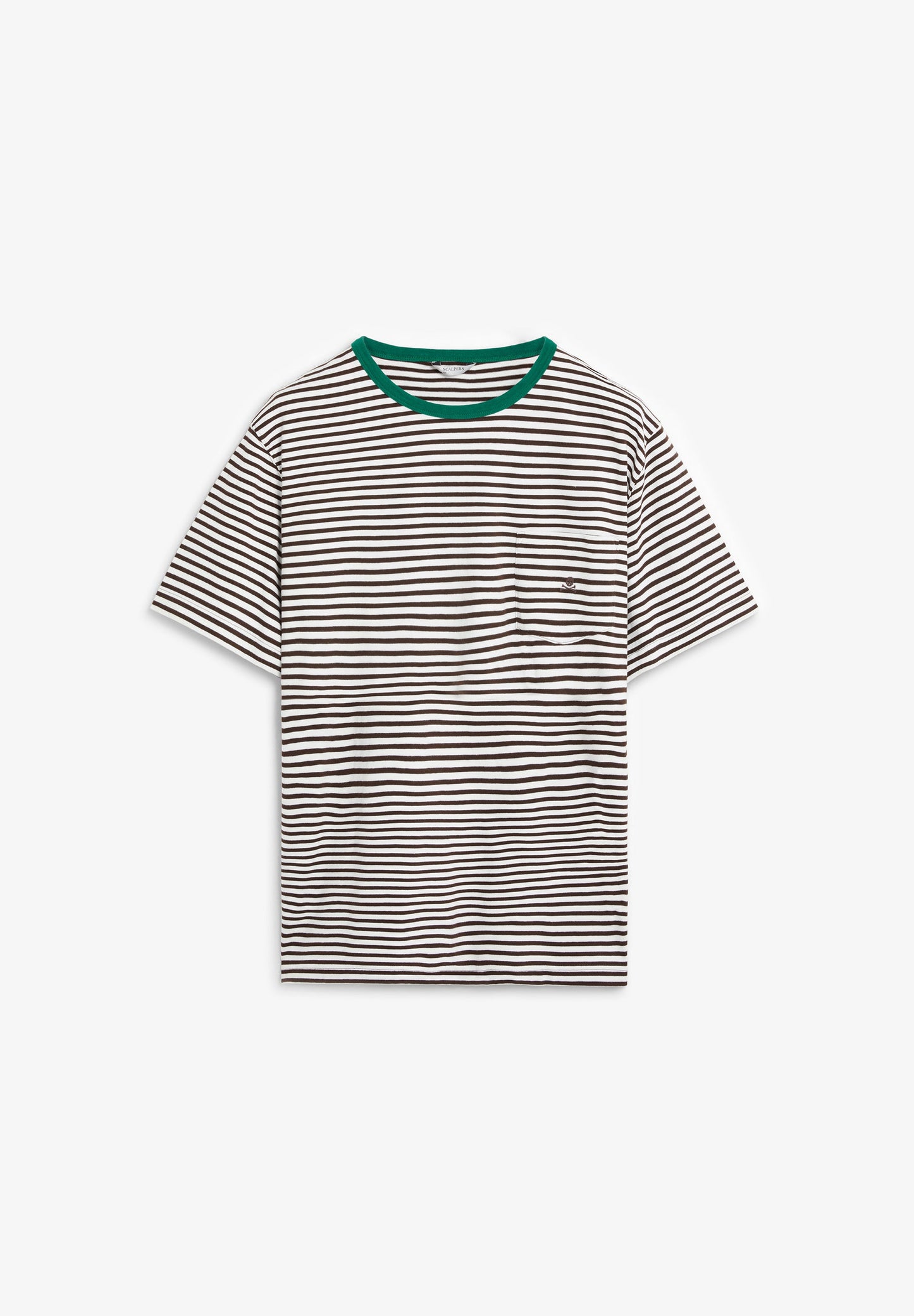 SKULL AND STRIPES T-SHIRT