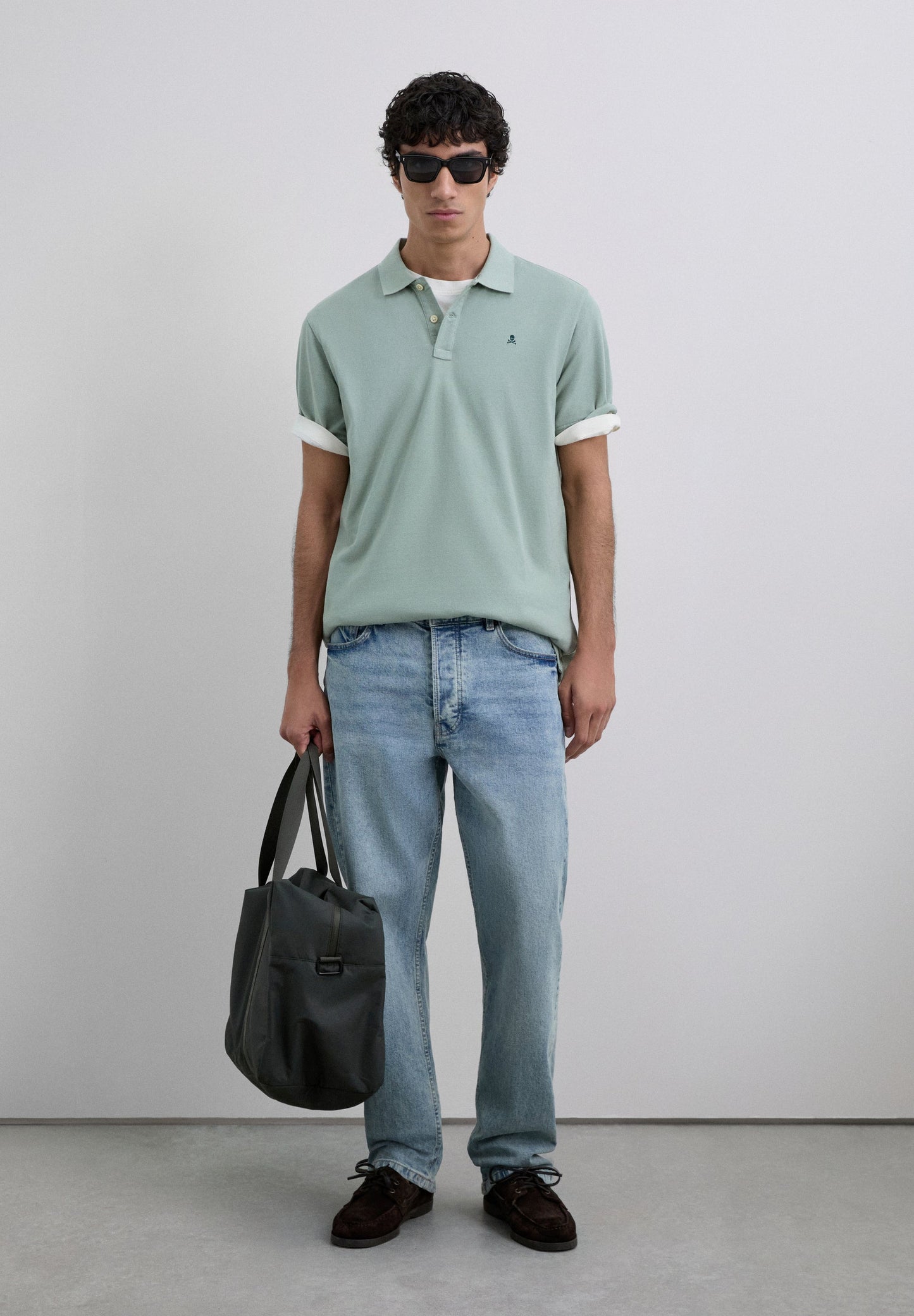 EMBROIDERED PIQUÉ POLO SHIRT