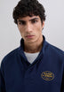 HIGH COLLAR LOGO SWEATSHIRT