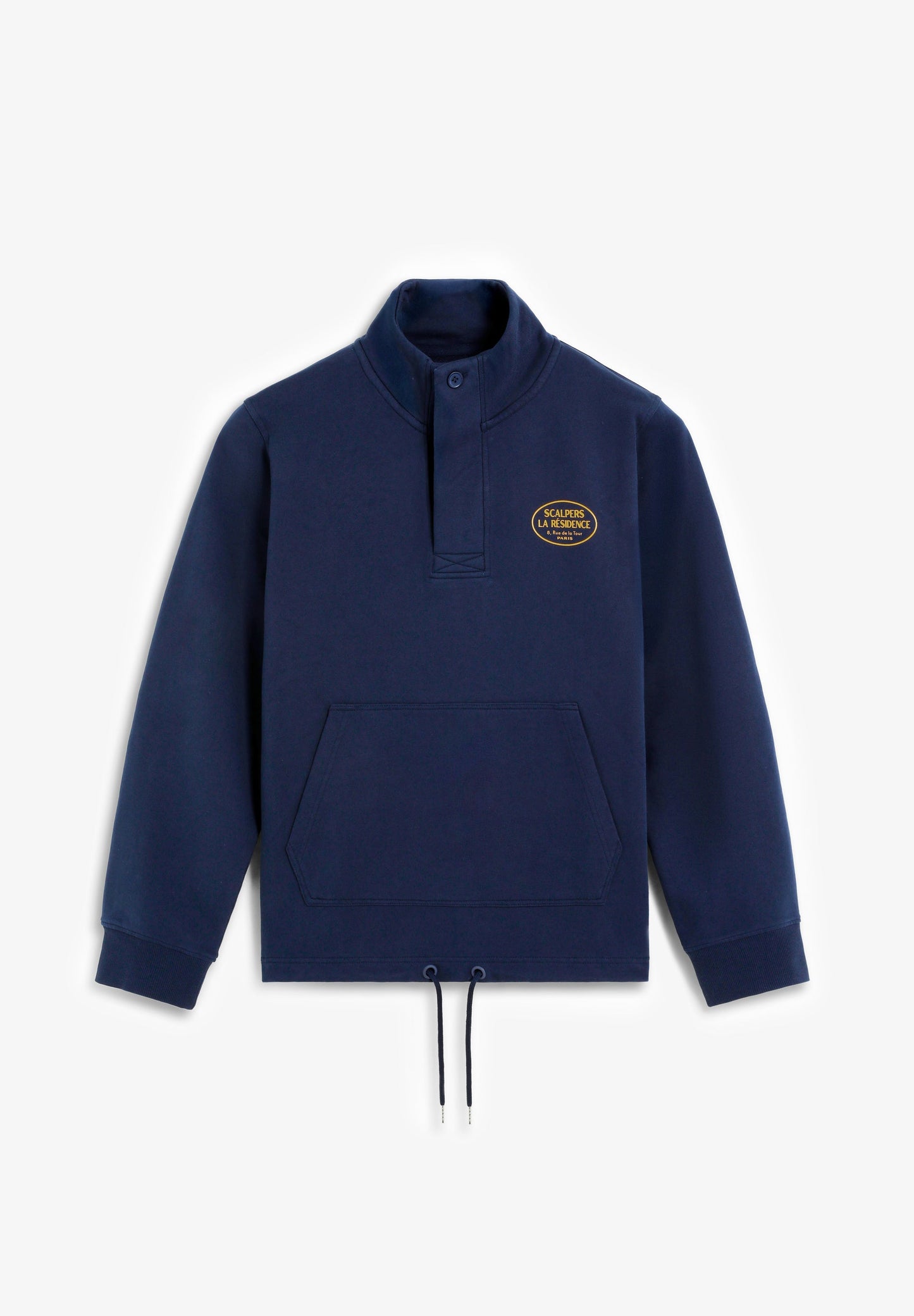 HIGH COLLAR LOGO SWEATSHIRT