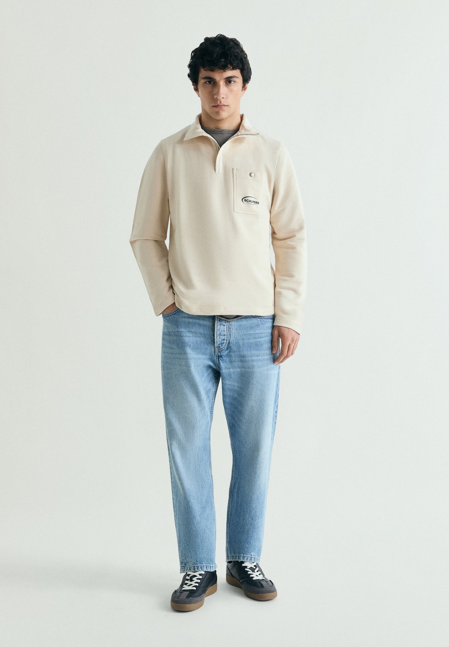 COTTON POLO SHIRT WITH POCKET