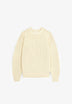 100% COTTON RIBBED SWEATER