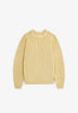 100% COTTON RIBBED SWEATER