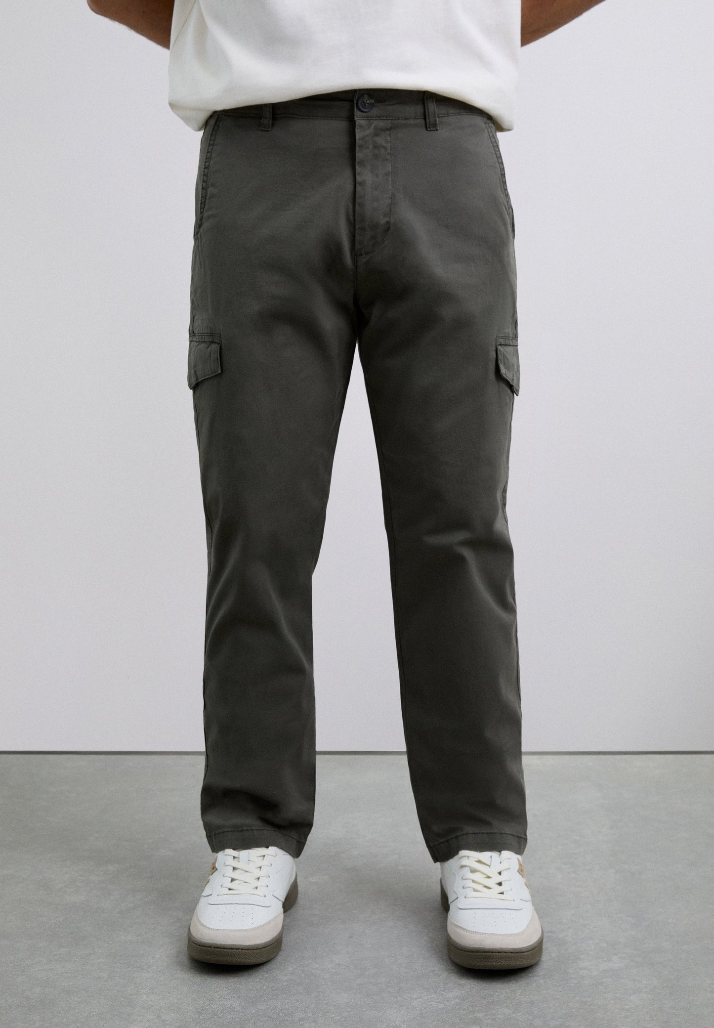 SLIM FIT CARGO TROUSERS