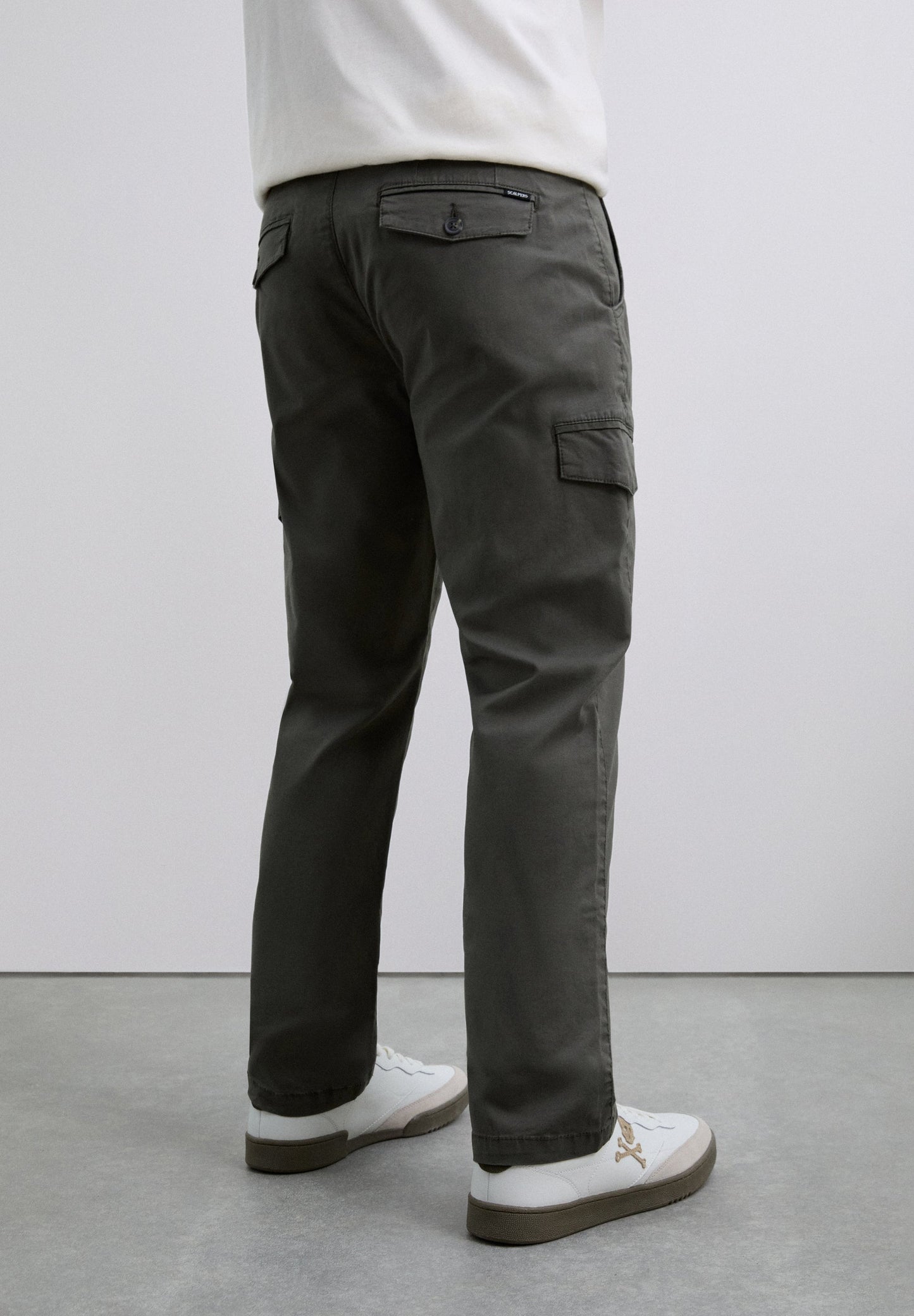 SLIM FIT CARGO TROUSERS