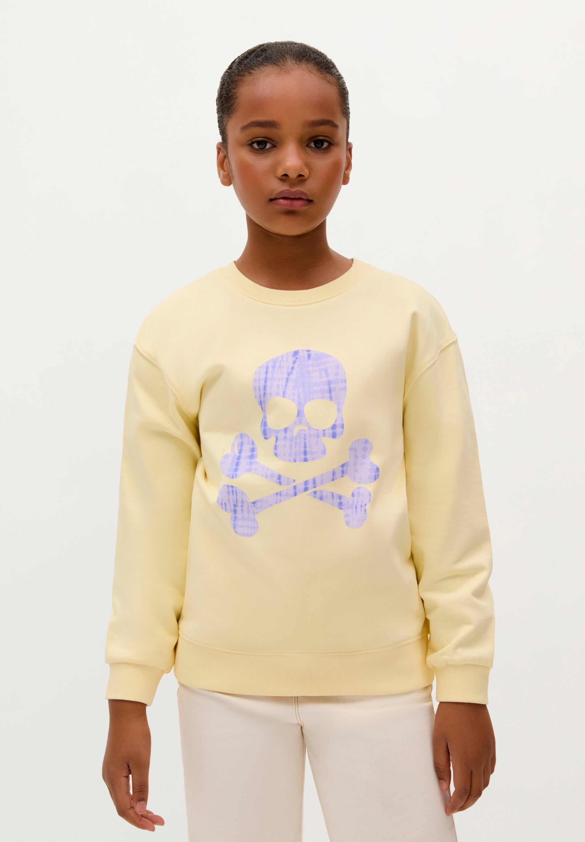 PRINTED SKULL HOODIE