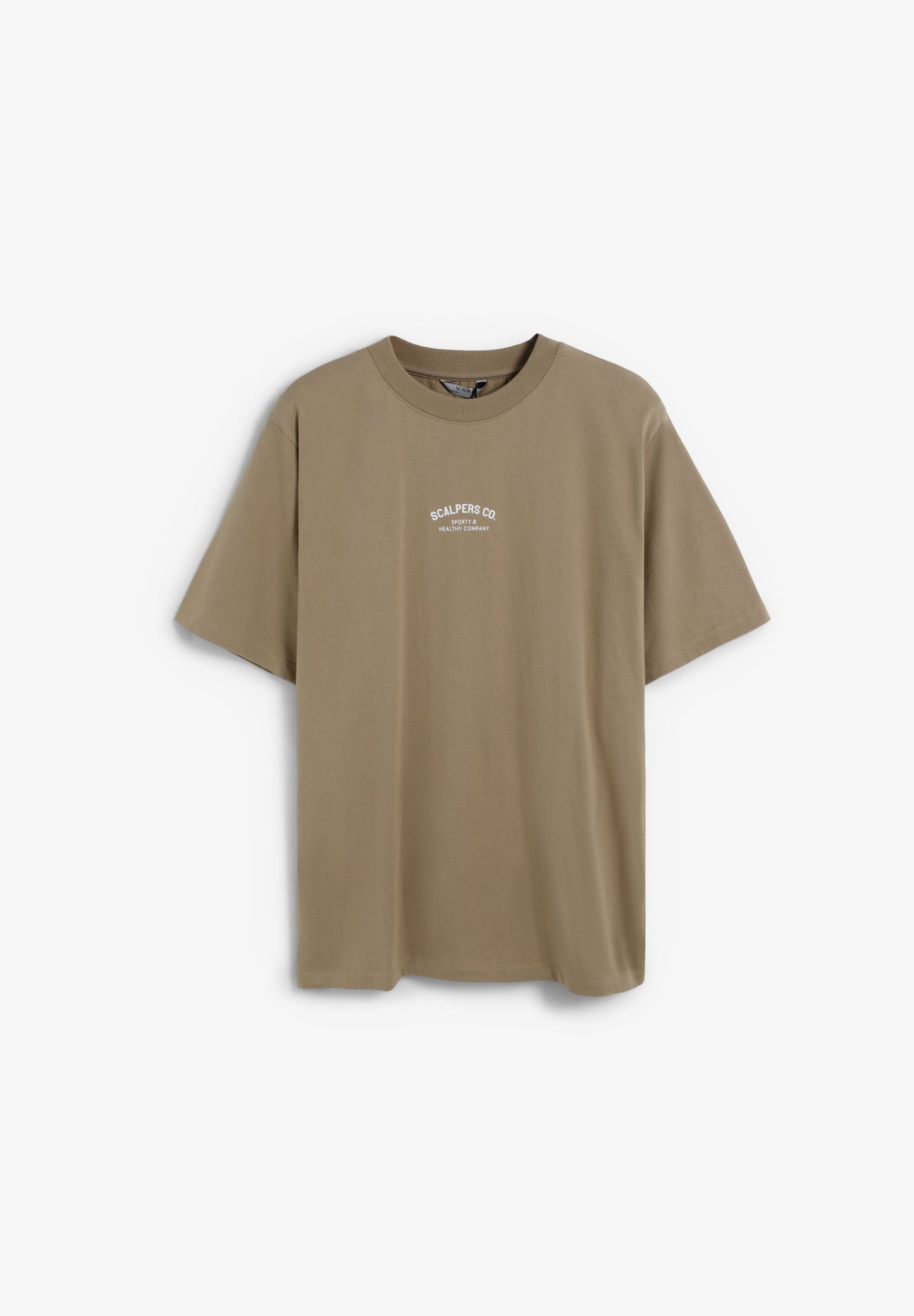 PRINT T-SHIRT WITH CONTRAST LOGO