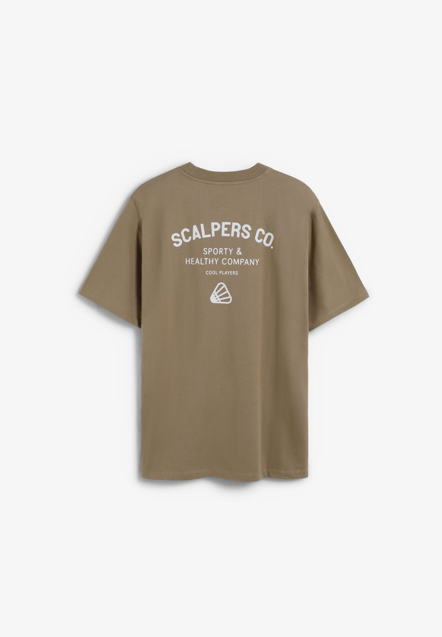 PRINT T-SHIRT WITH CONTRAST LOGO