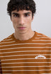 SCSTRIPESEMB TEE