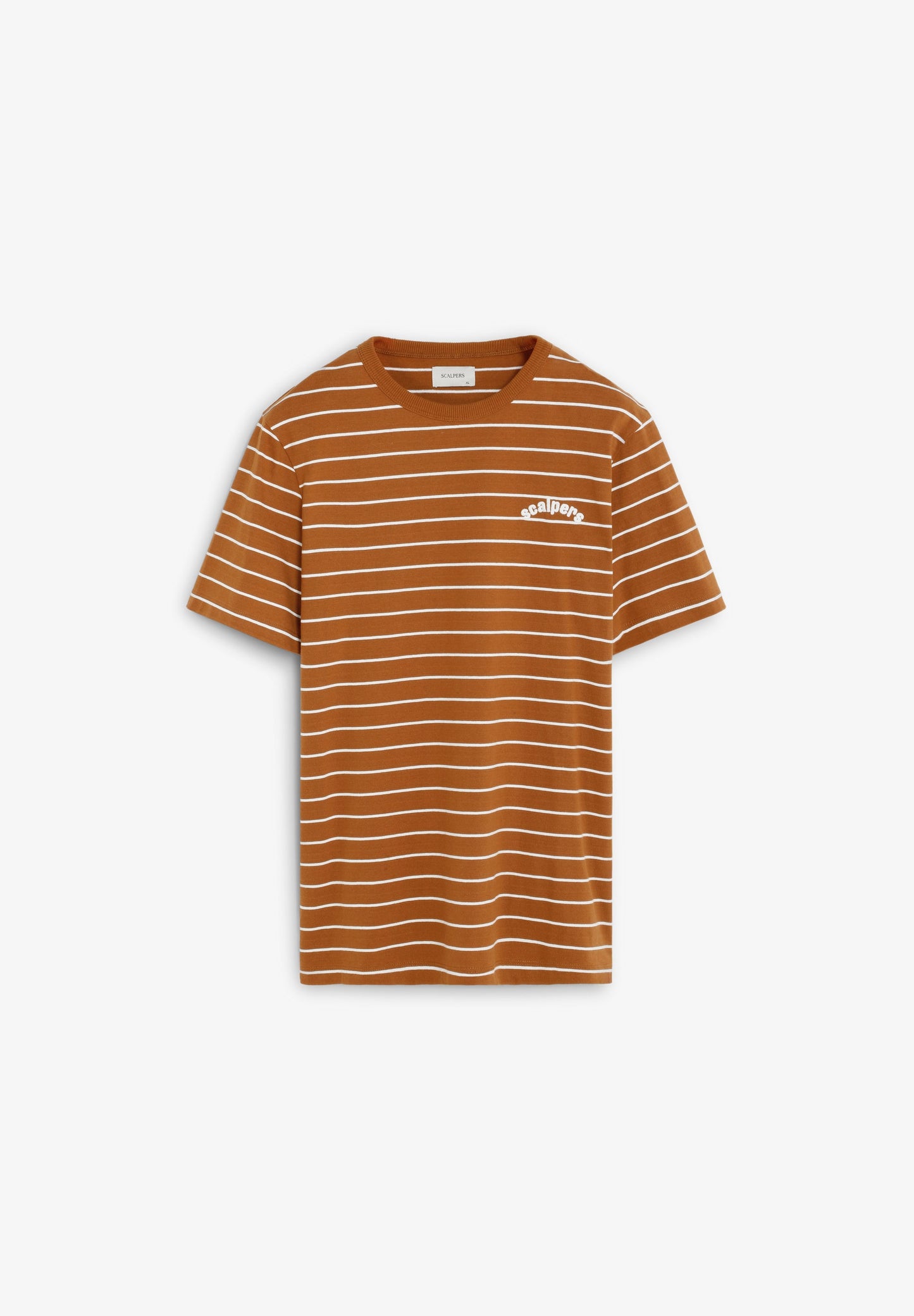 SCSTRIPESEMB TEE