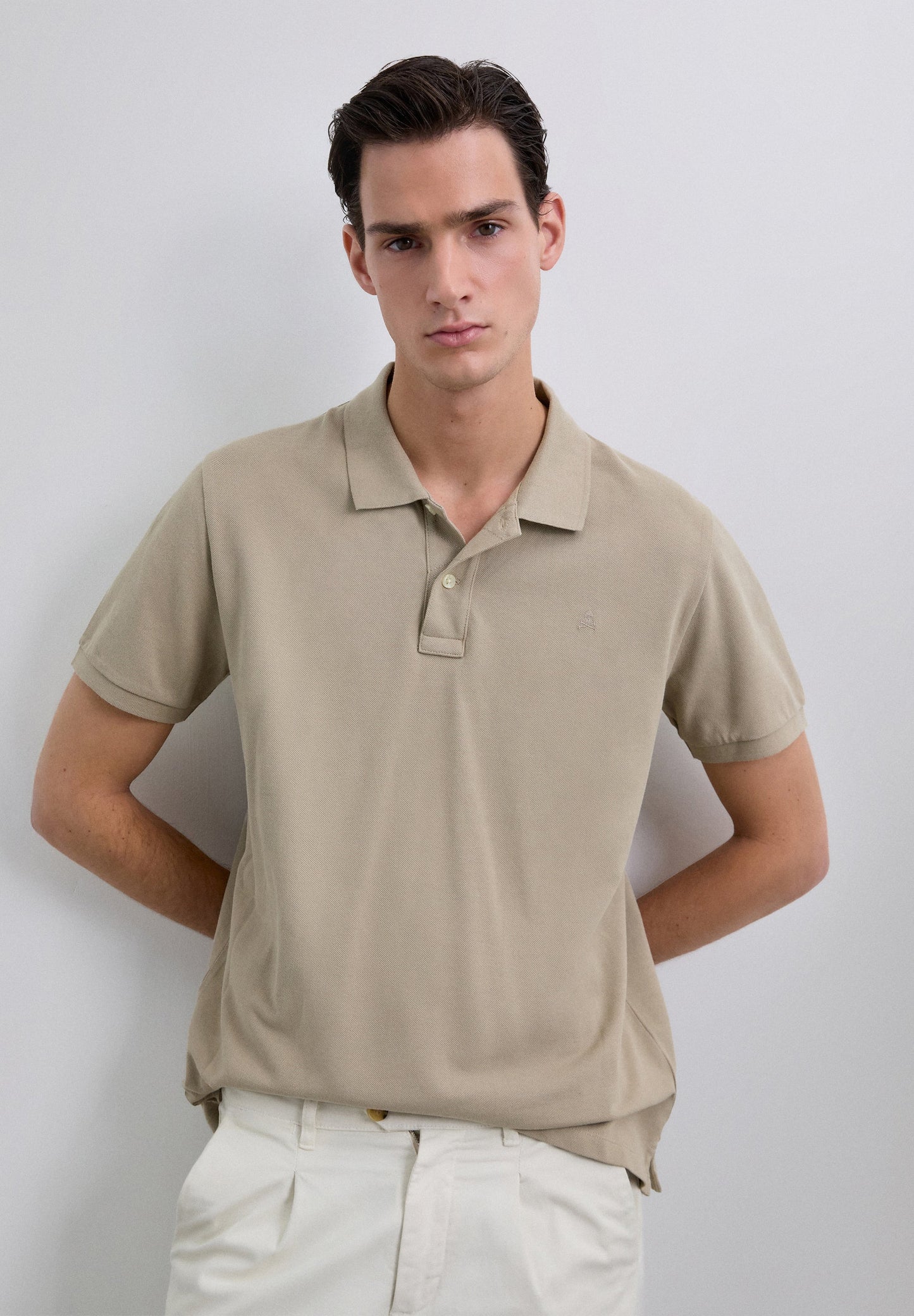 BASIC POLO SHIRT WITH SKULL