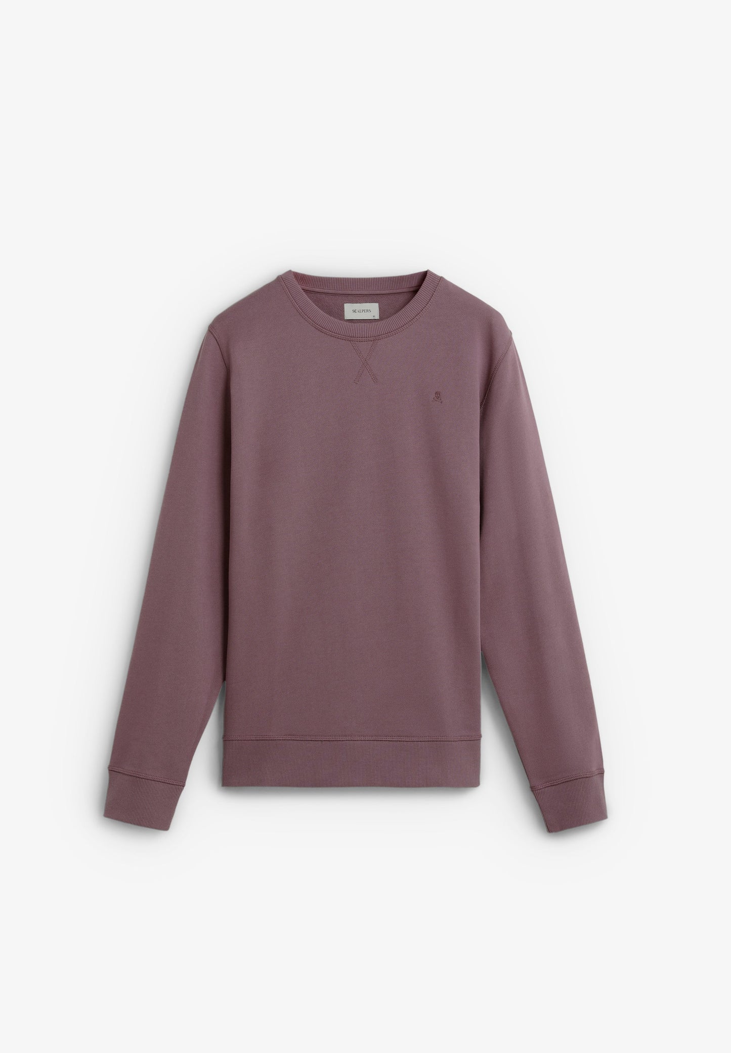 SWEATSHIRT WITH EMBROIDERED SKULL