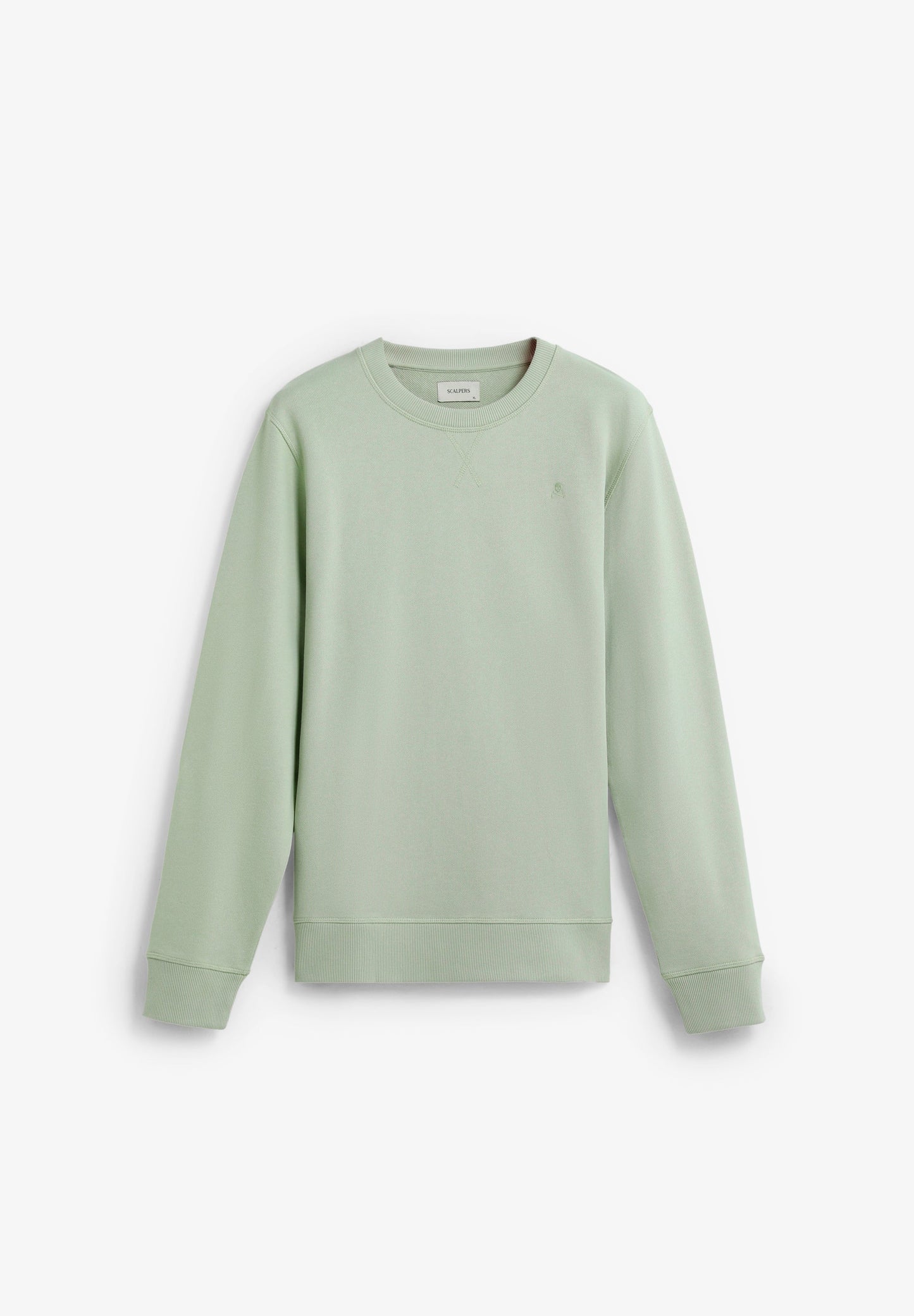 SWEATSHIRT WITH EMBROIDERED SKULL