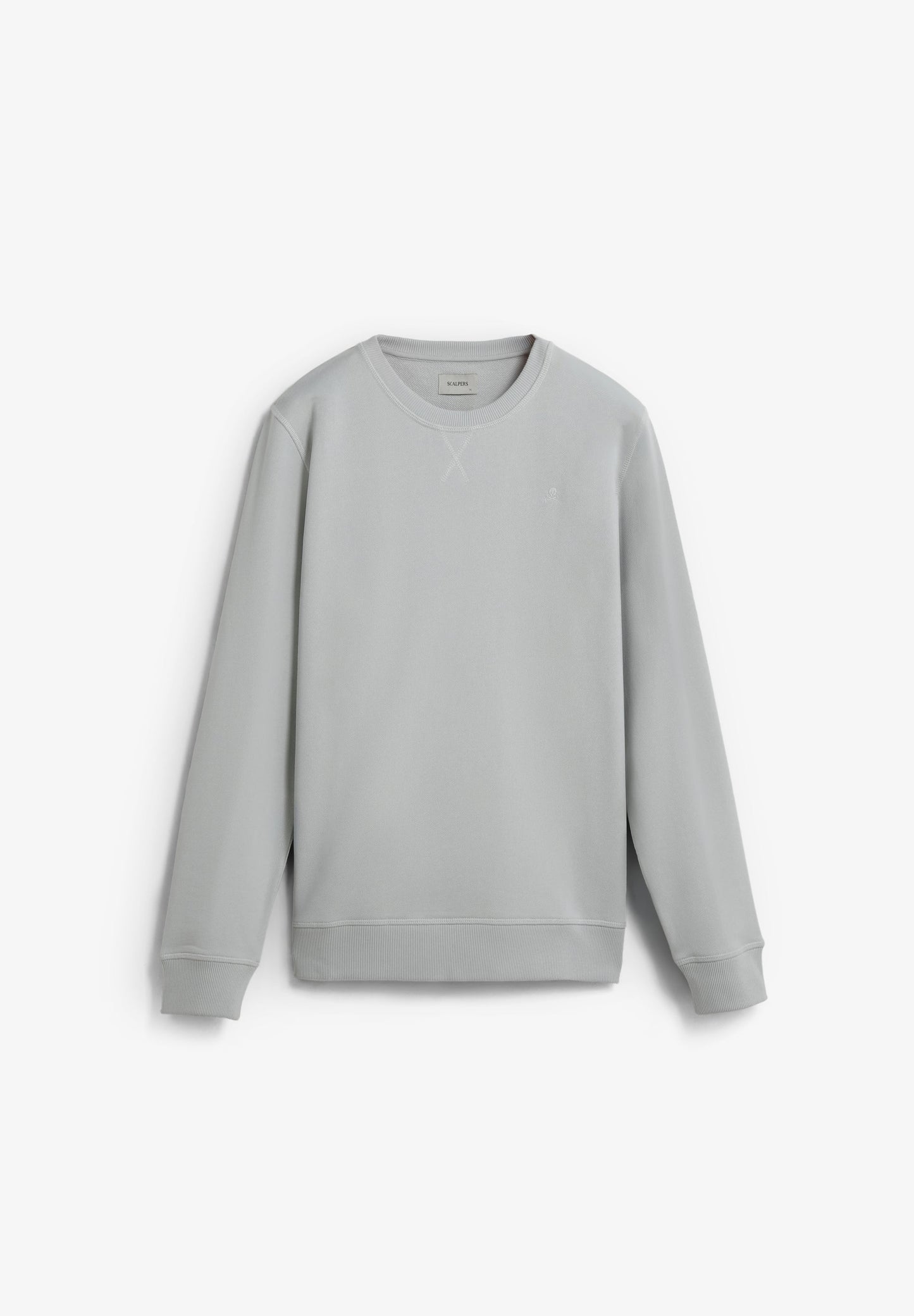 SWEATSHIRT WITH EMBROIDERED SKULL