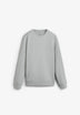 SWEATSHIRT WITH EMBROIDERED SKULL