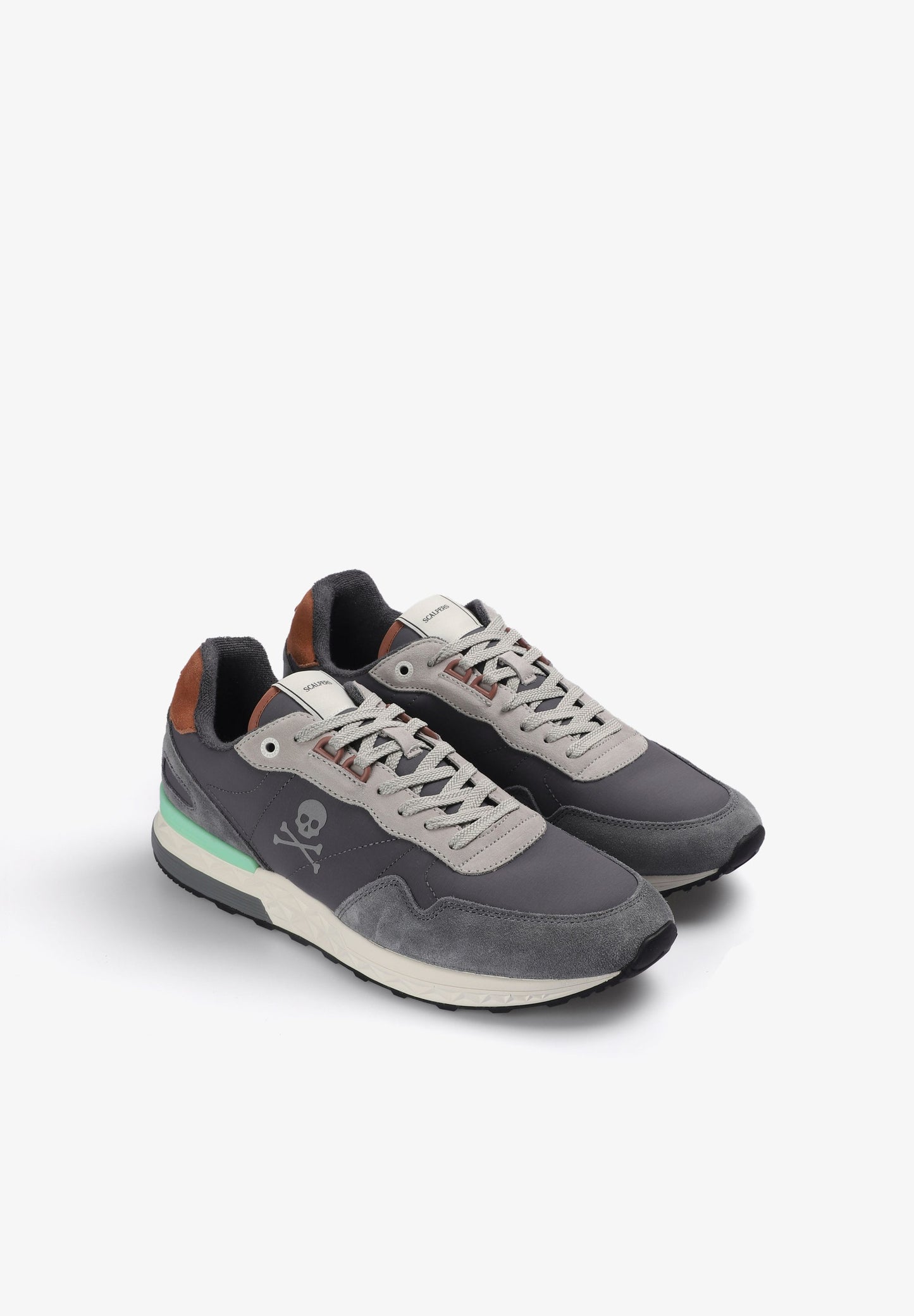 SUEDE SNEAKERS WITH SKULL