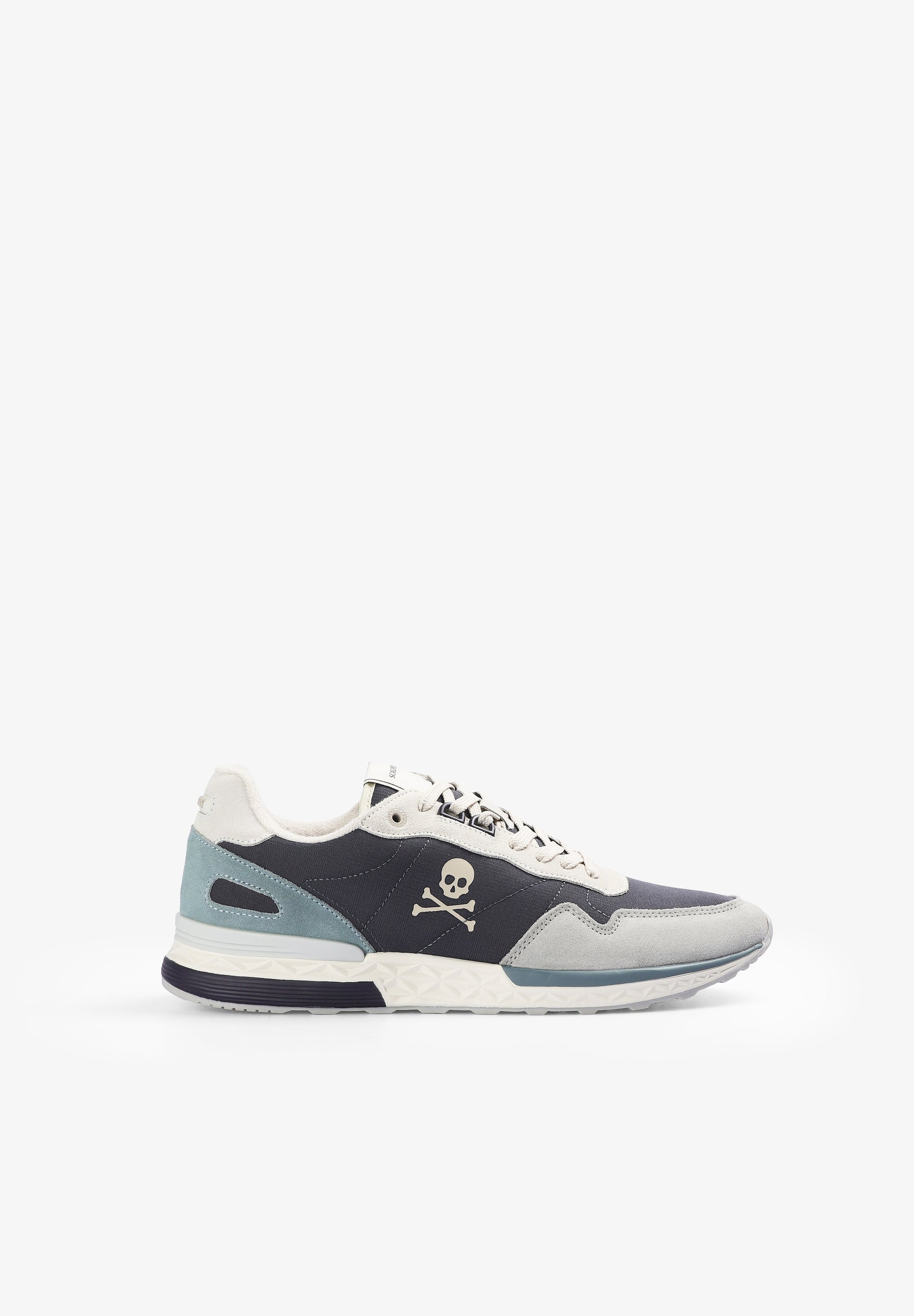 SUEDE SNEAKERS WITH SKULL