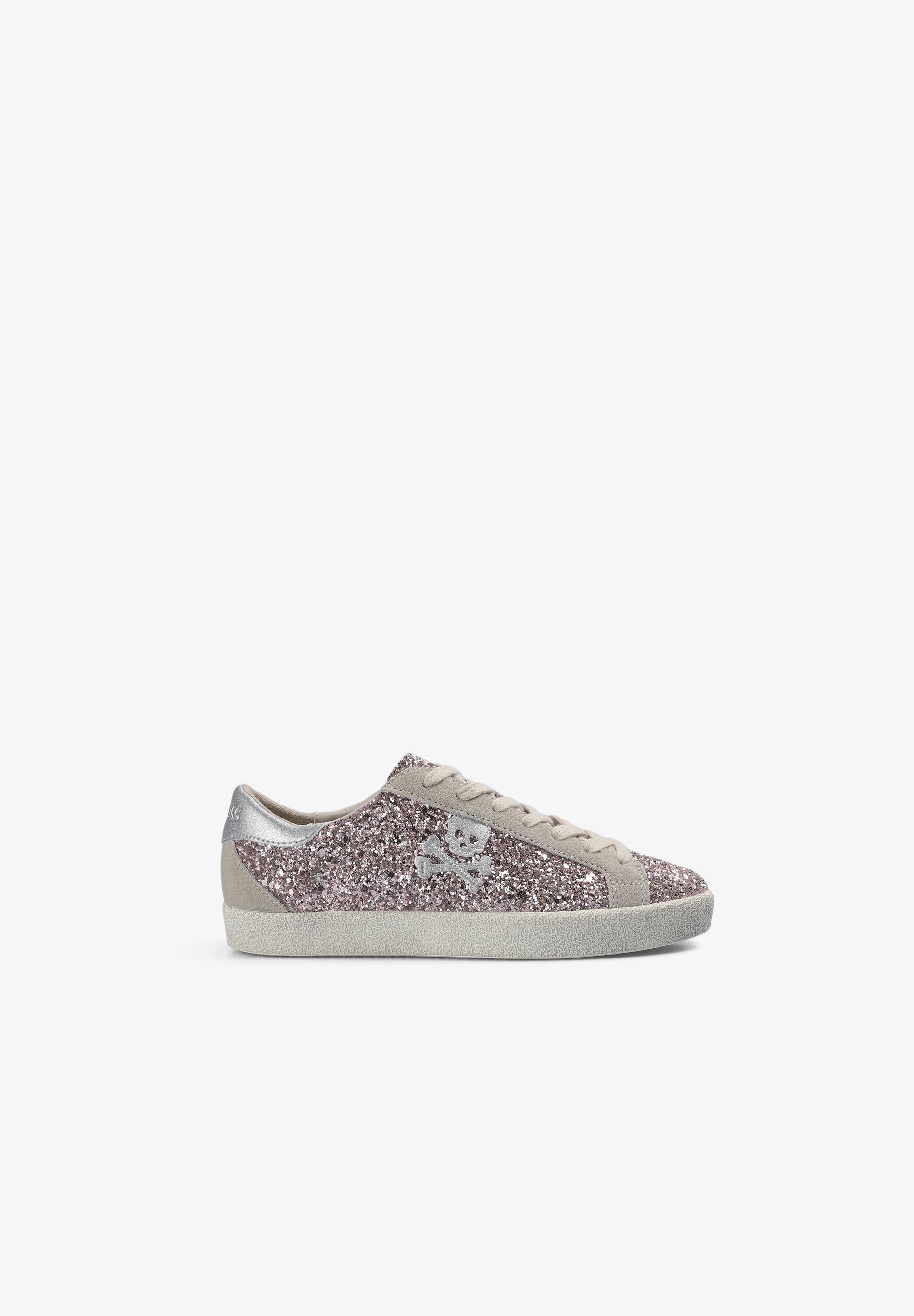 GLITTER SKULL SNEAKERS