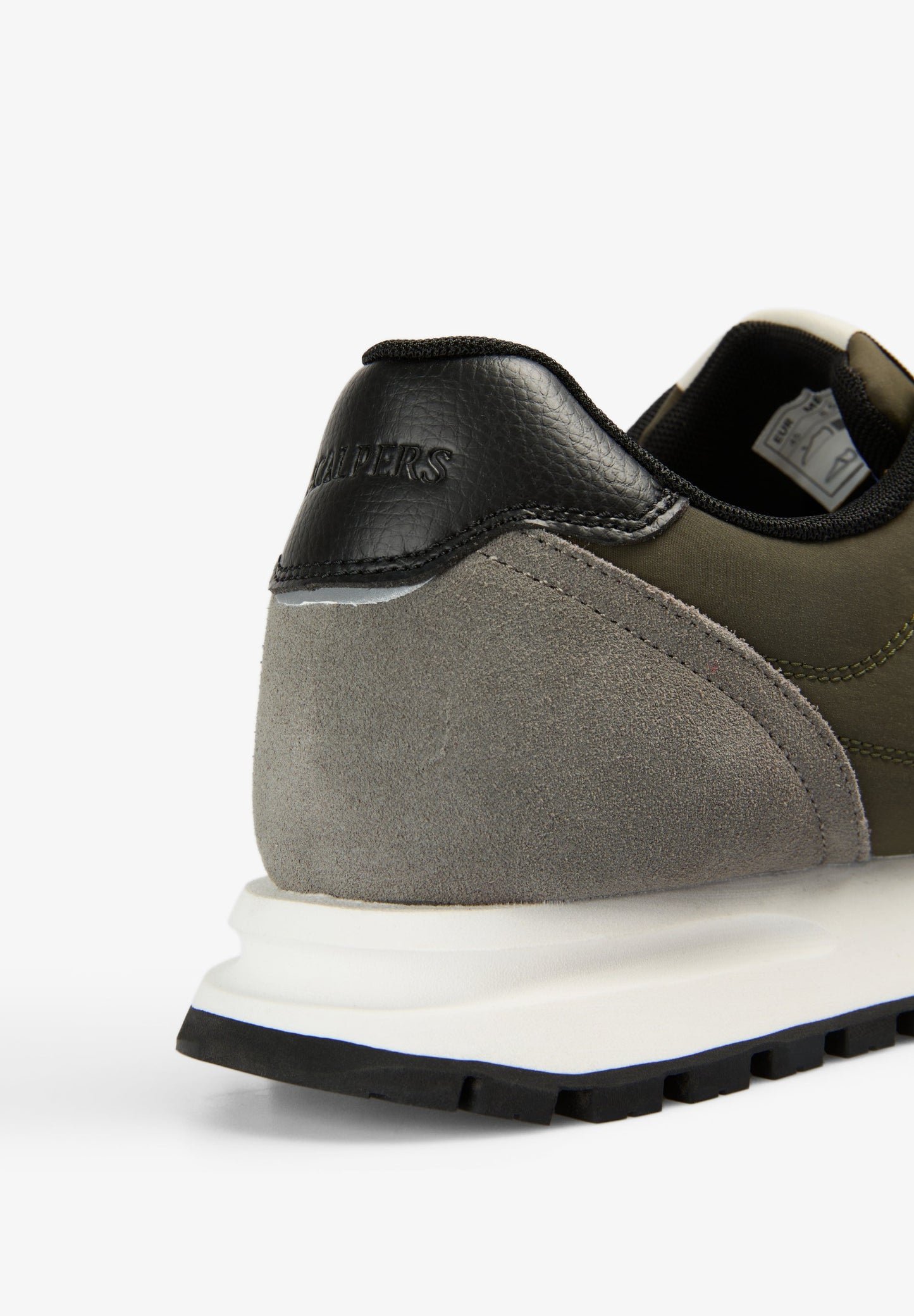 CONTRAST SKULL SPLIT SUEDE SNEAKERS