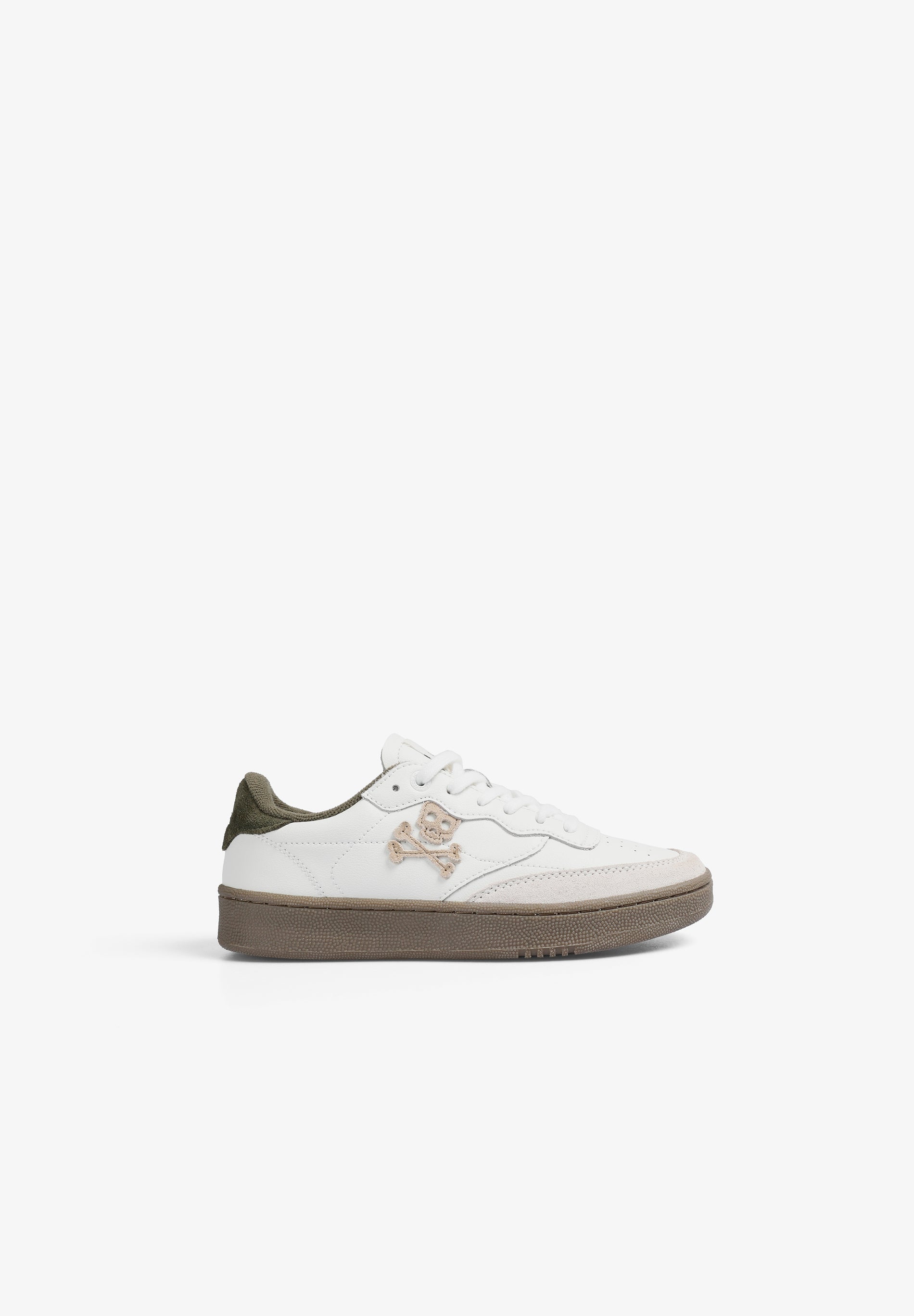LEATHER SKULL SNEAKERS