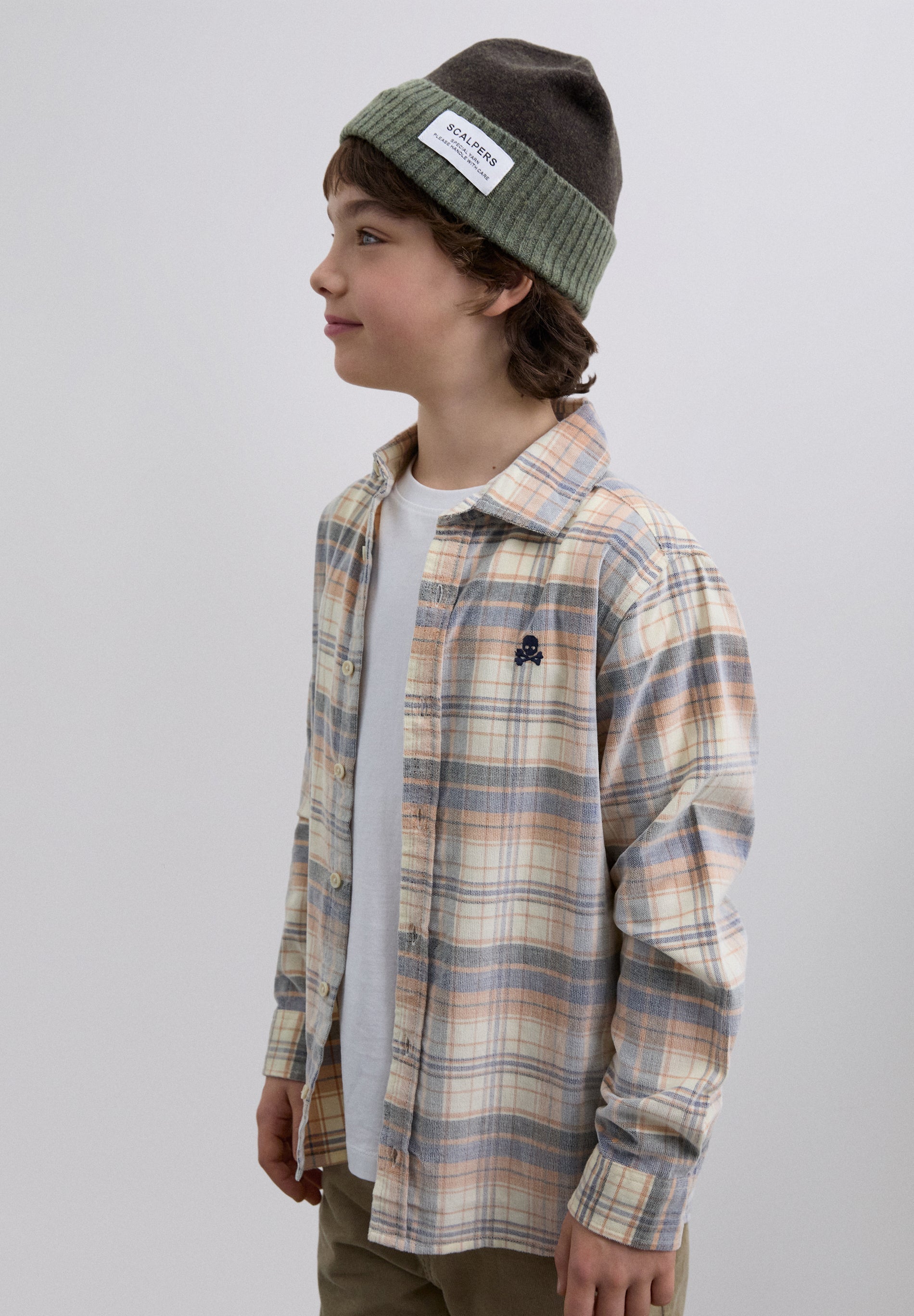 SCKCHECKCORDSHIRT KIDS