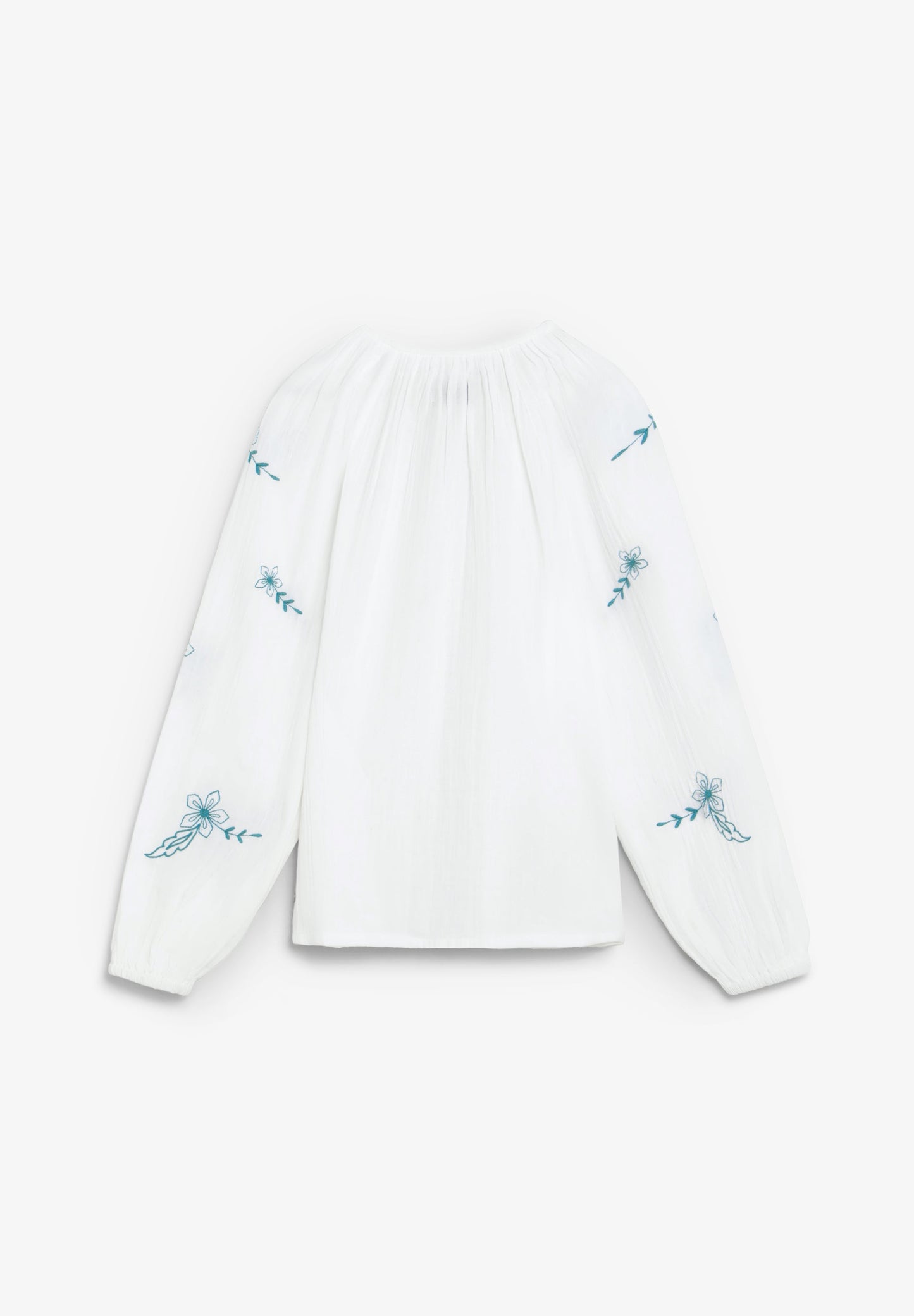 BLOUSE WITH EMBROIDERED DETAILS
