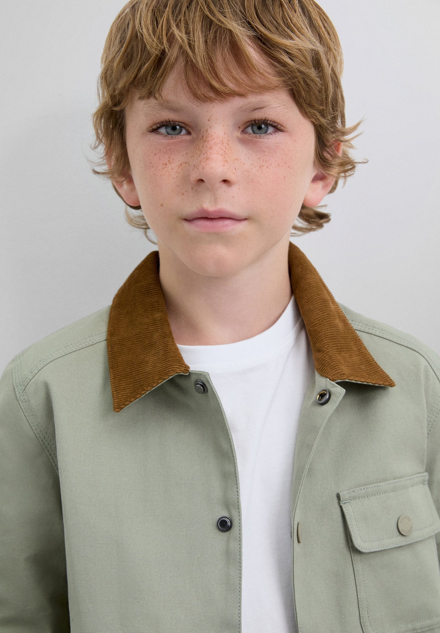 JACKET WITH SHIRT COLLAR