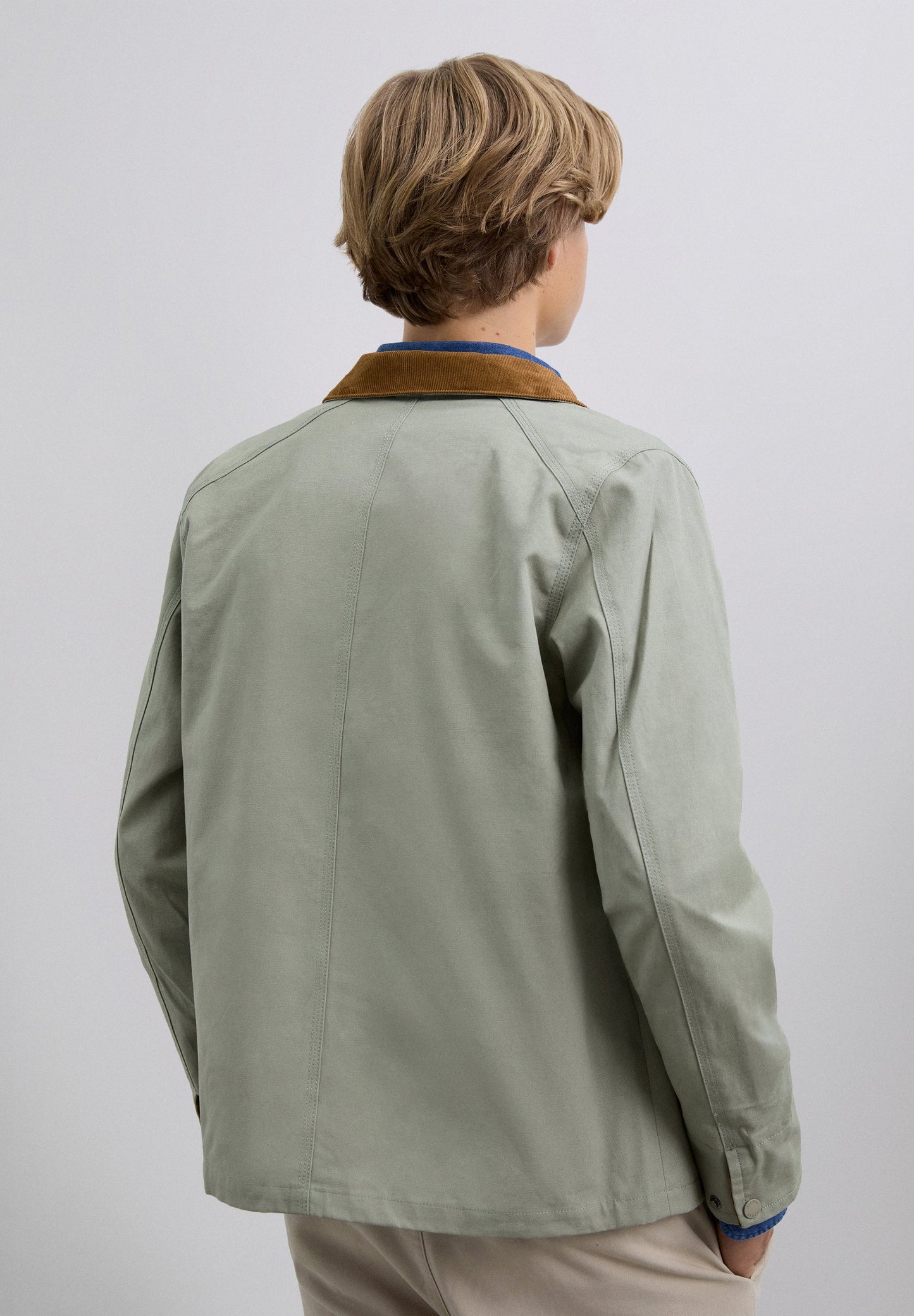 JACKET WITH SHIRT COLLAR