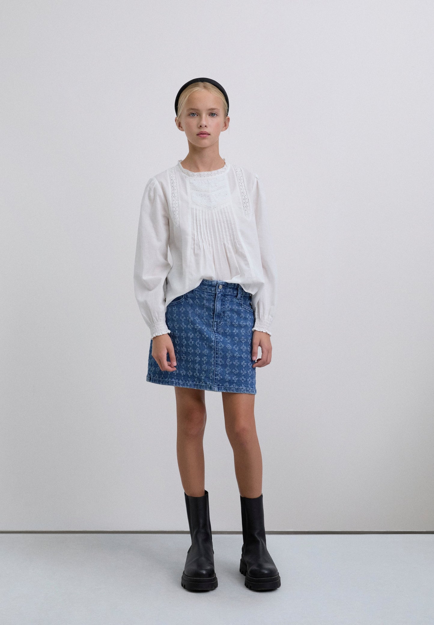 SCLASER DENIM SKIRT GIRLS - Scalpers